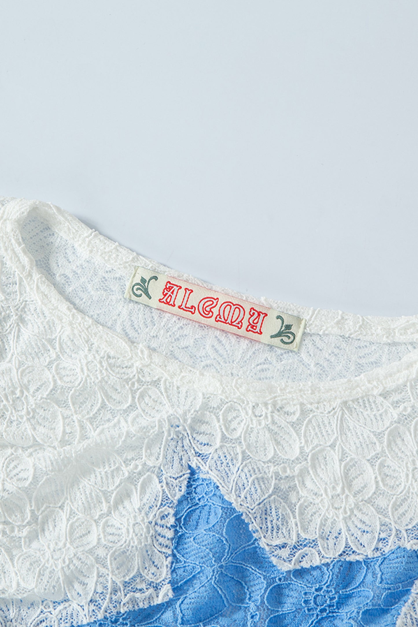Bubble Sleeve Star Top (White)