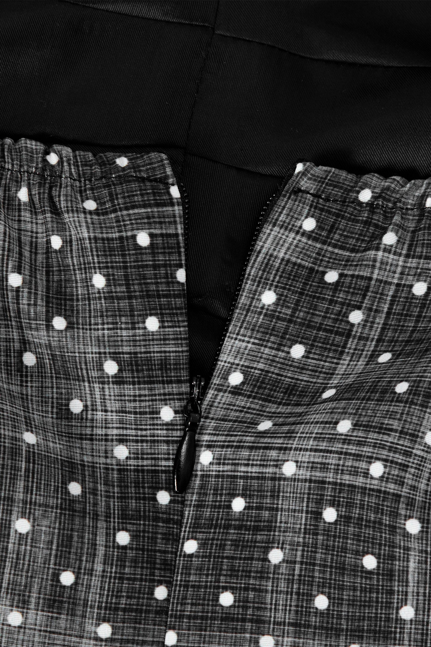 Dots Halter Dress (Black)