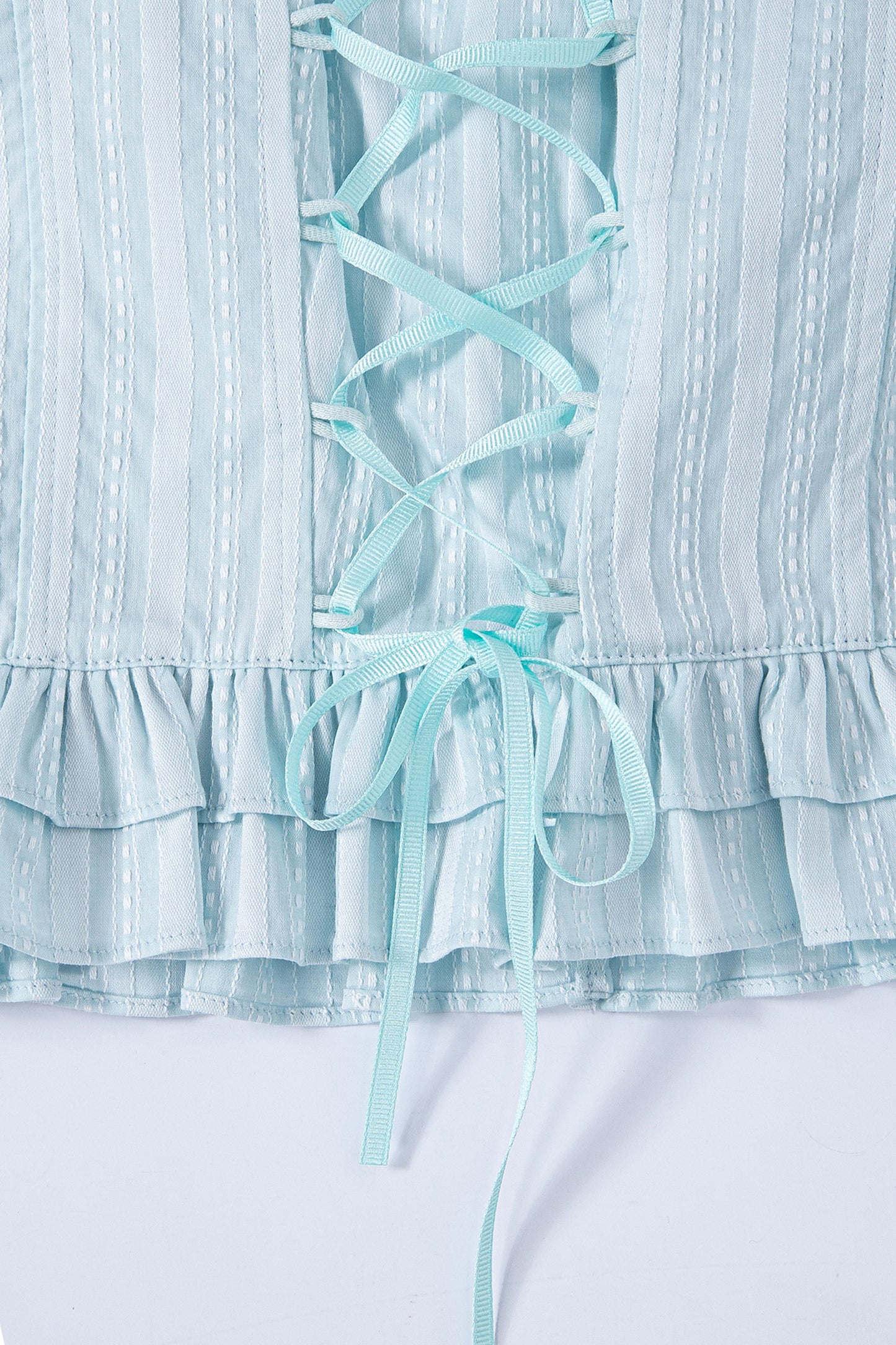 Baby Doll Corset Blouse (Mint)
