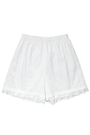 Baby Doll Bermuda Shorts (White)