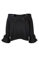 Classic Ribbon Summer Jacket (Black)