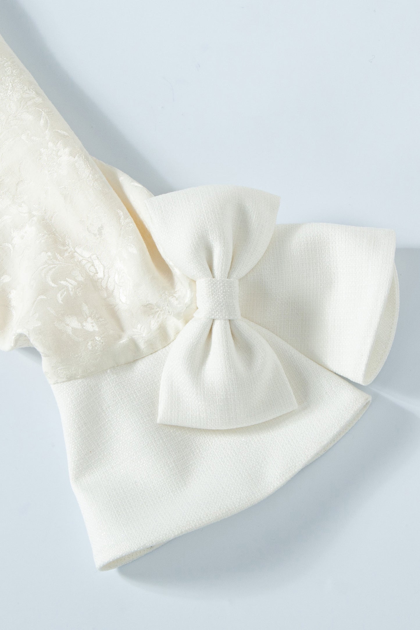 Classic Ribbon Summer Jacket (White)