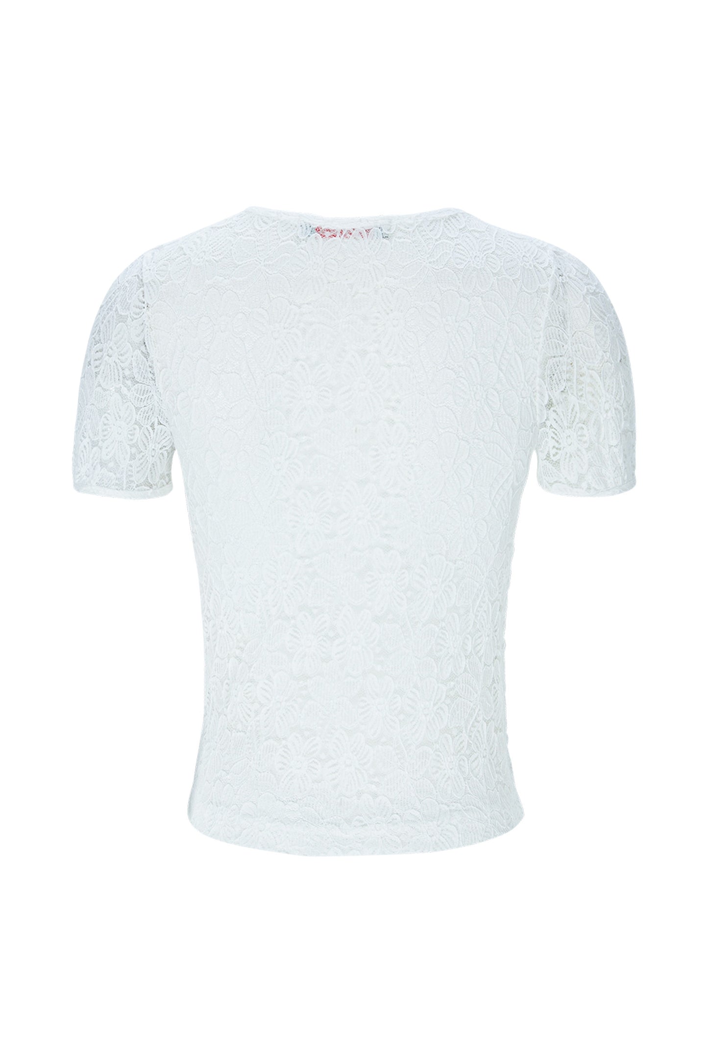 Bubble Sleeve Star Top (White)
