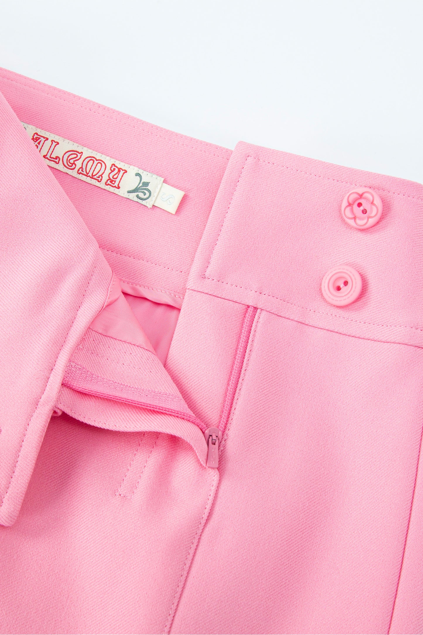 70's Mermaid Midi Skirt (Pink)