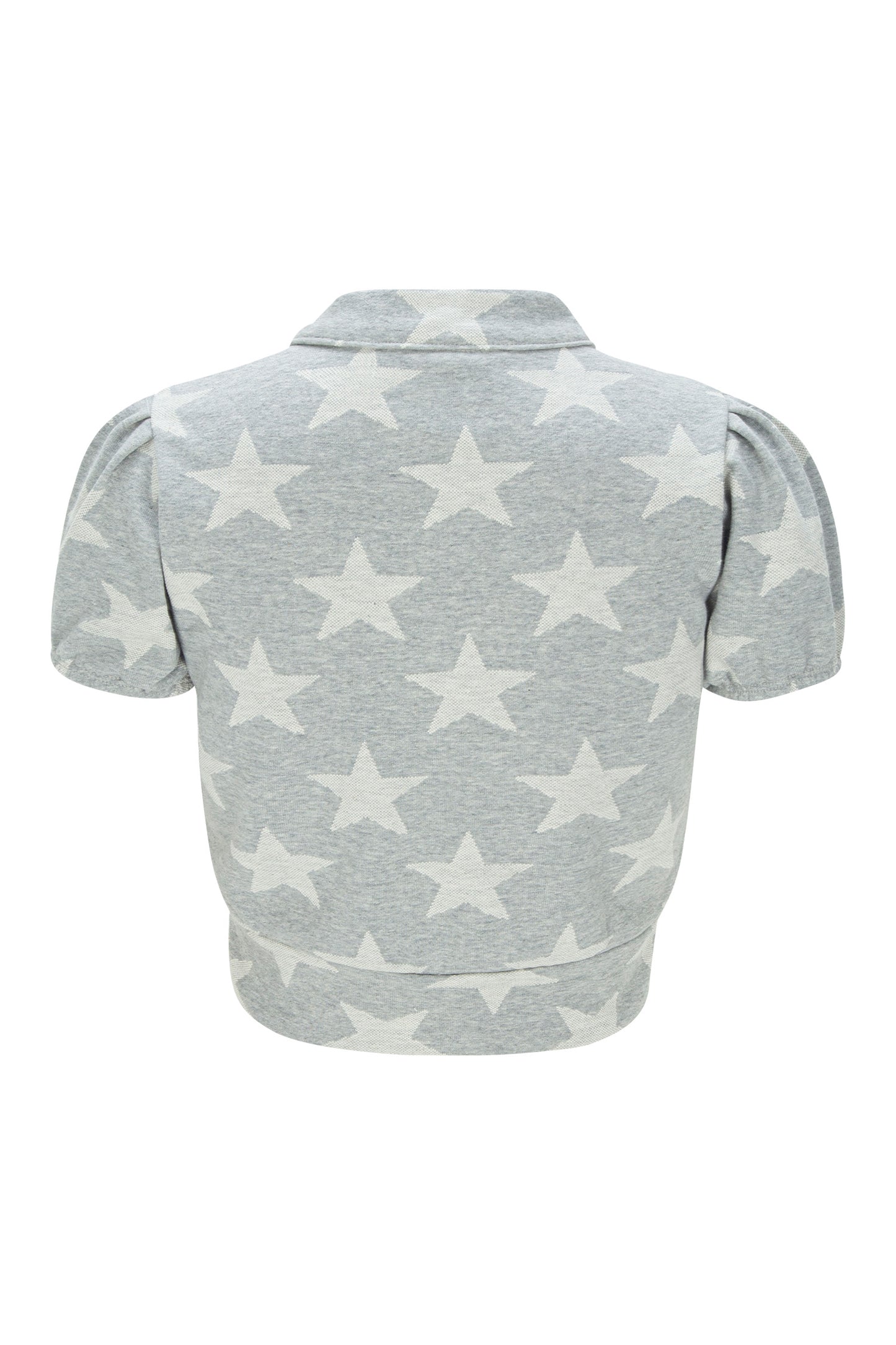 Star Zip Up Top (Grey)