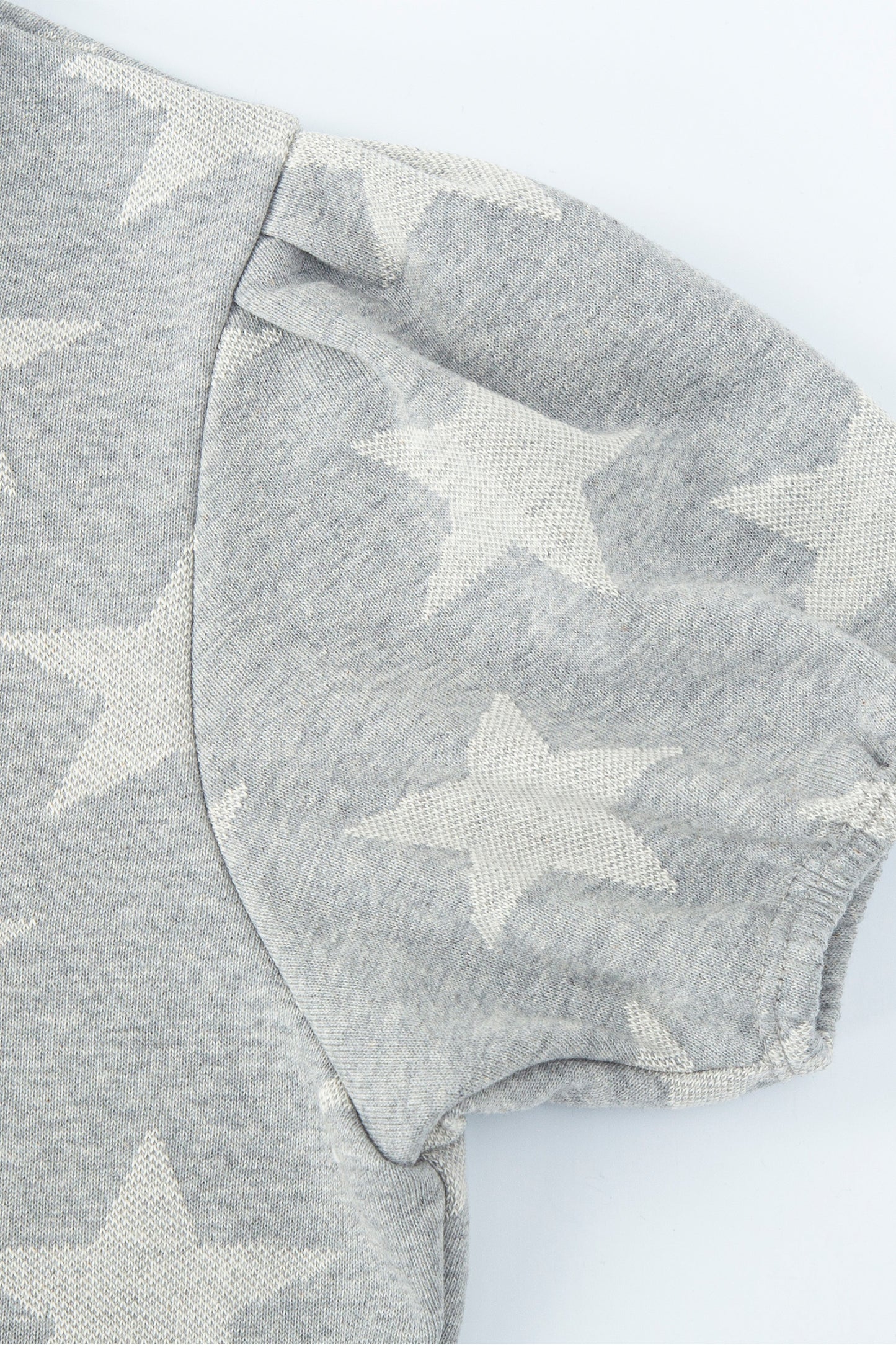 Star Zip Up Top (Grey)