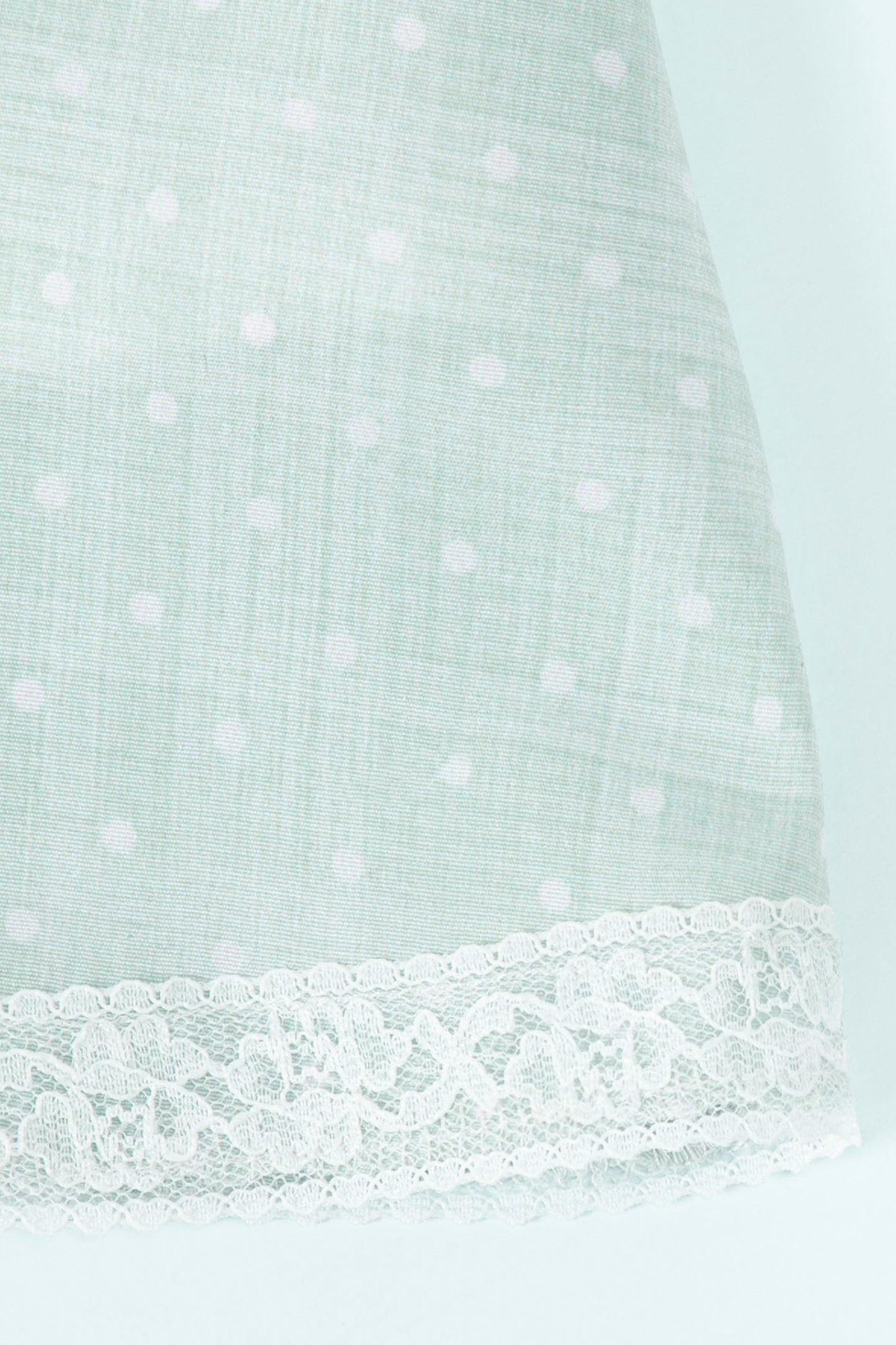 Dots Halter Dress (Mint)