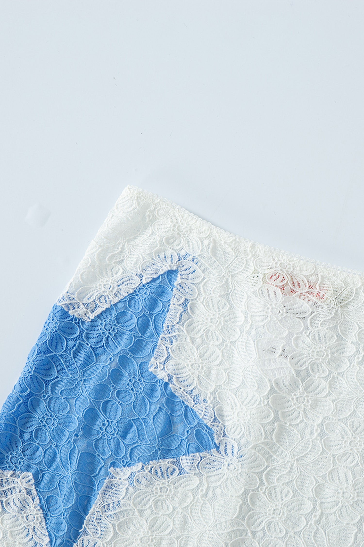 Lace Star Mermaid Skirt White