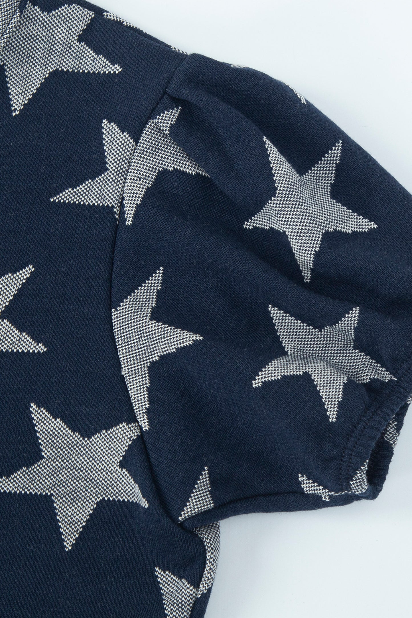 Star Zip Up Top (Navy)