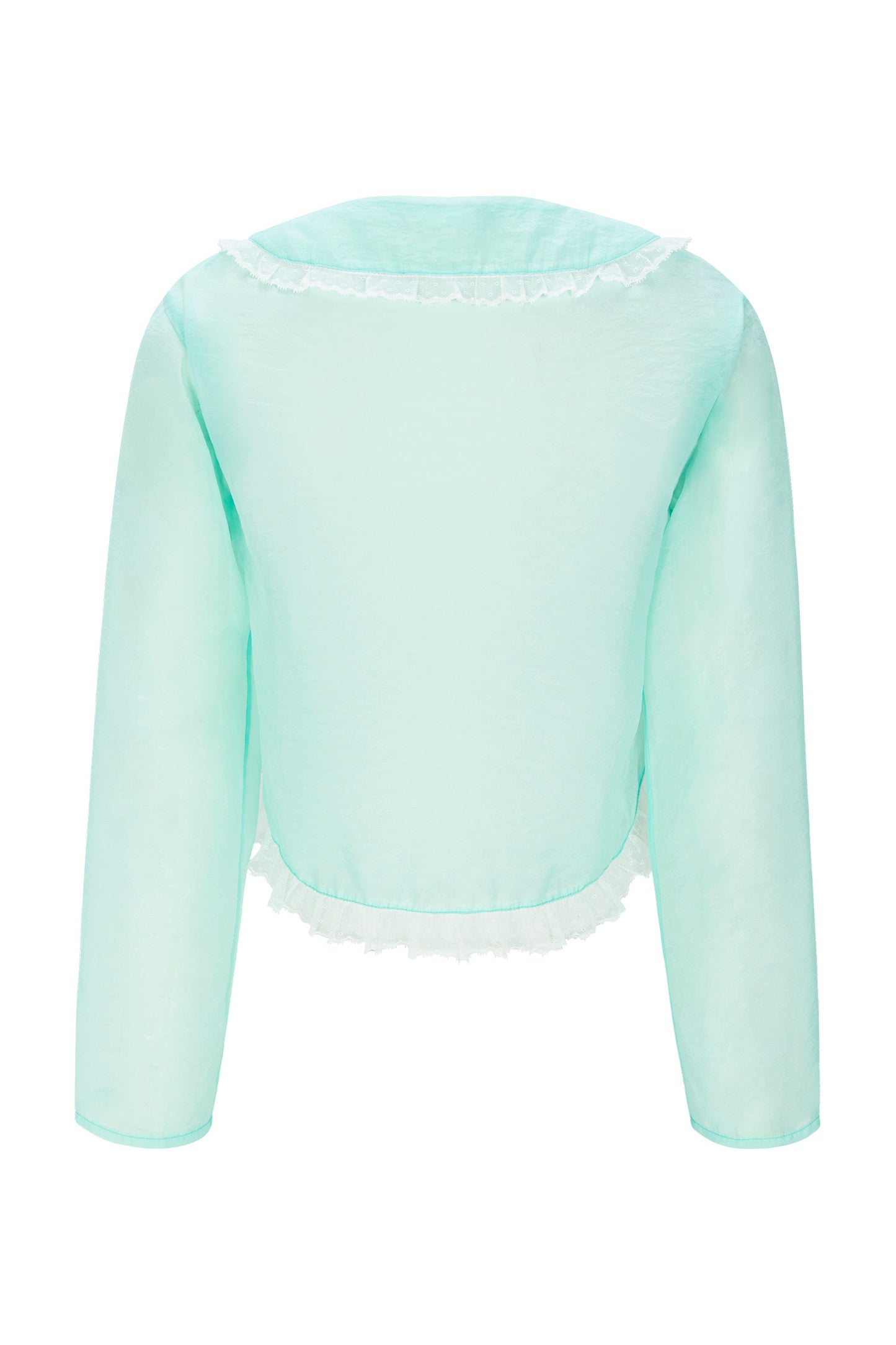 Peter Pan Collar Blouse (Mint)