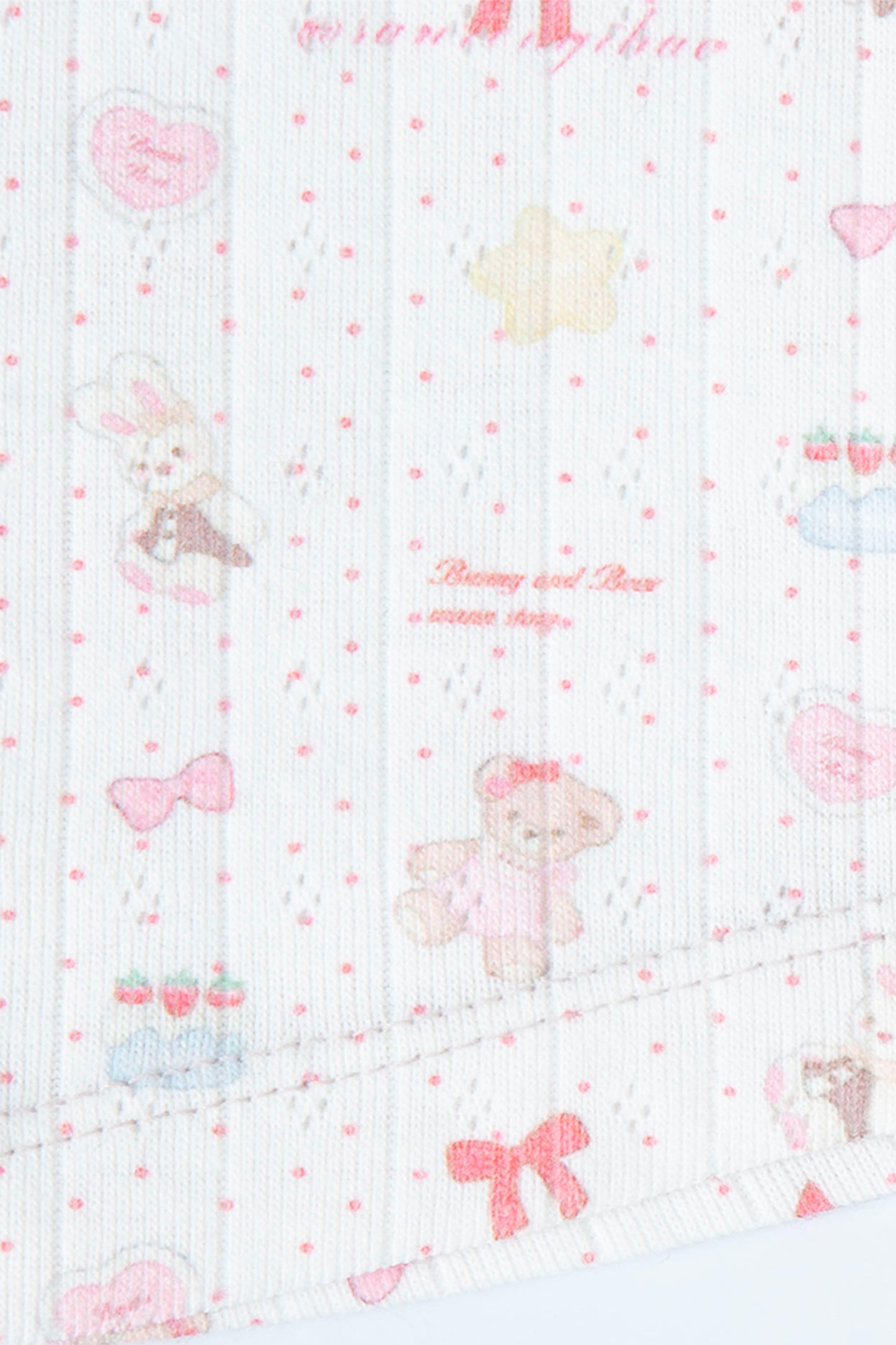 Teddy Bear Square Slip (White)