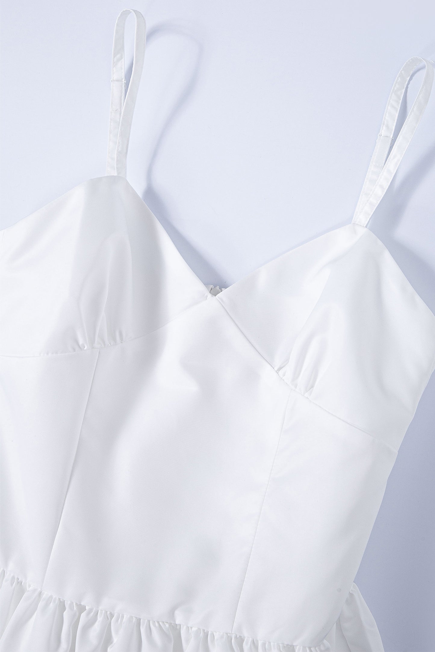 Silky Sweet Bustier Dress (White)