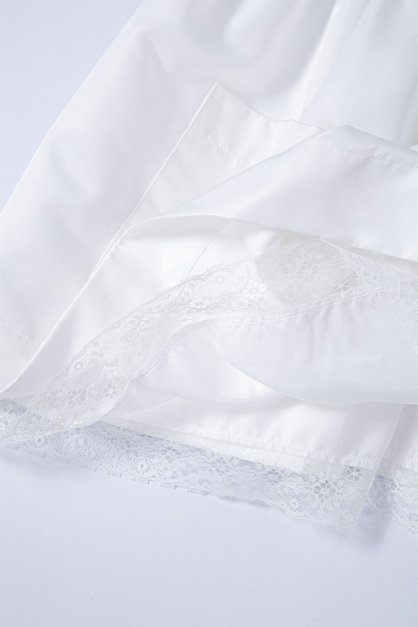 Silky Sweet Bustier Dress (White)