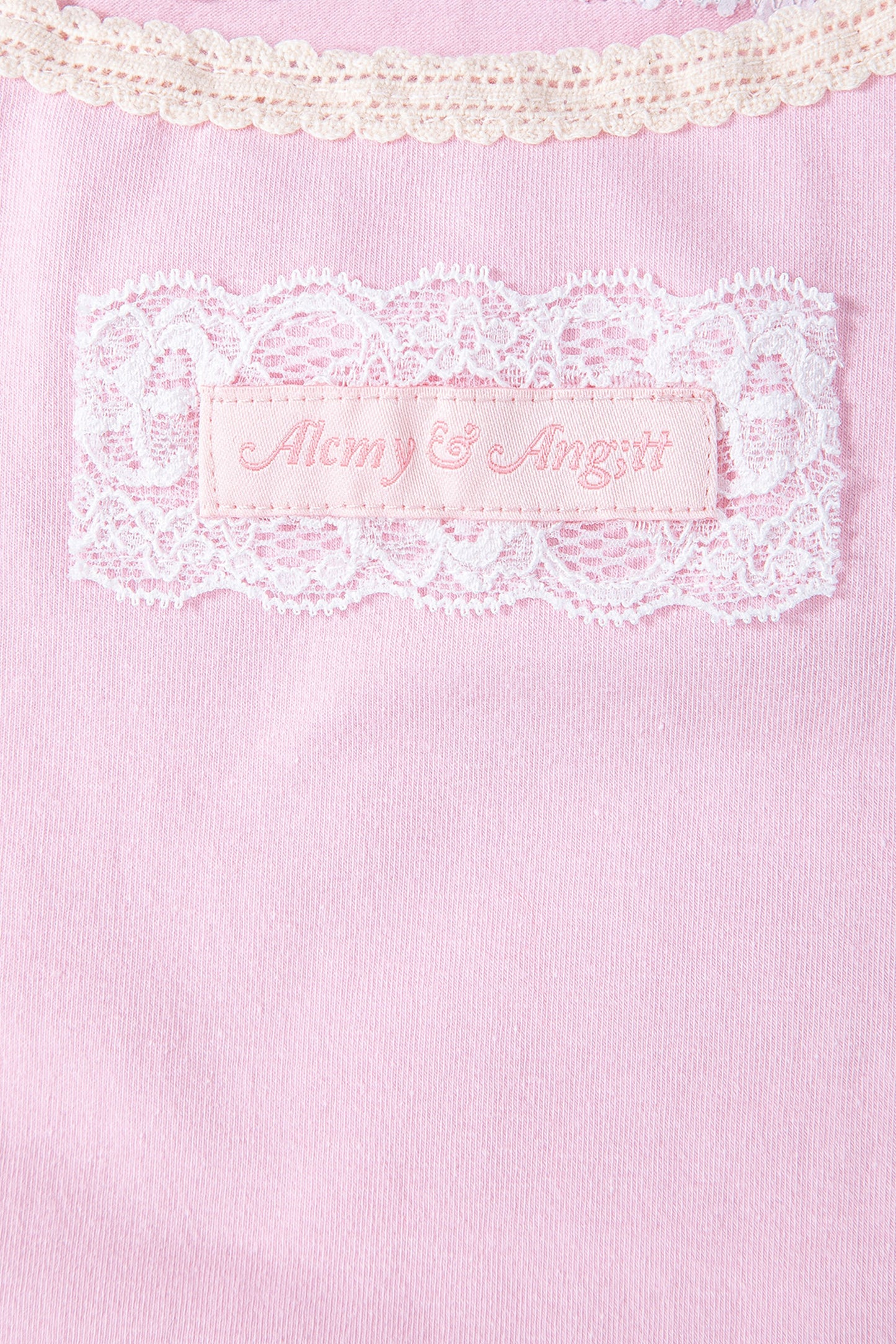 [ALCMY&ANG;TT] Petite rose slice top (Pink)