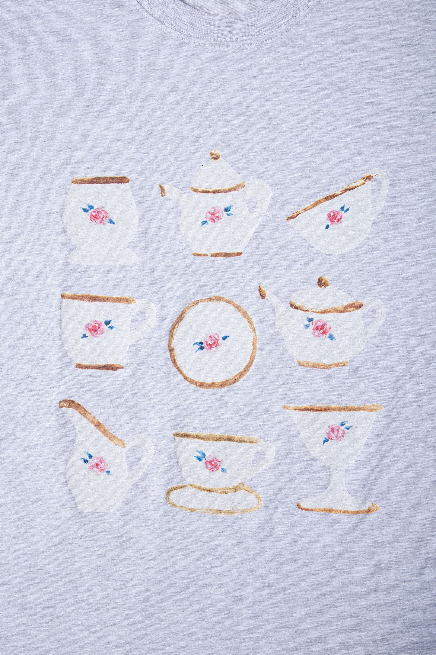 [ALCMY&ANG;TT] Afternoon tea party top (Grey)
