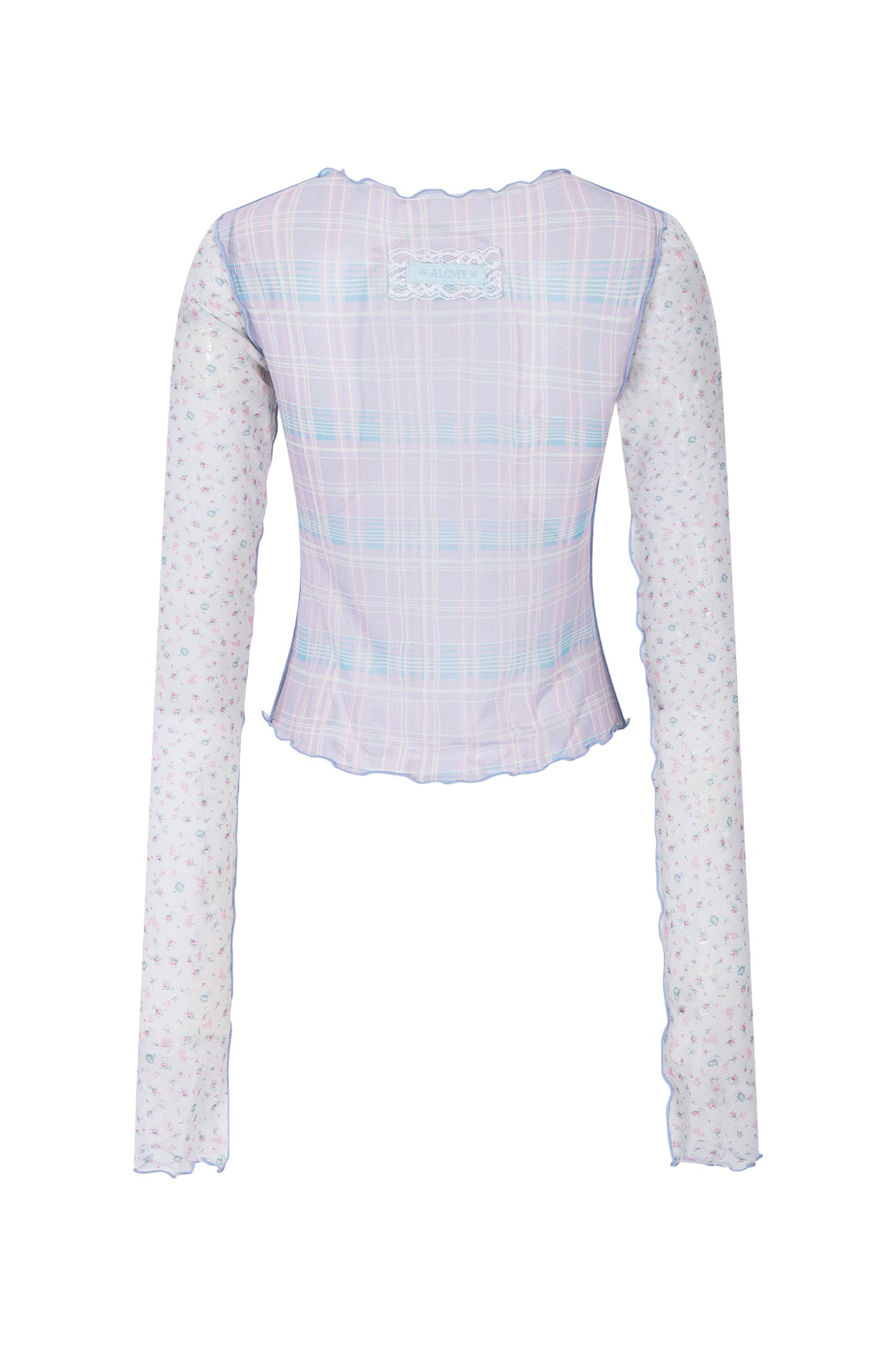 Crochet papillon top (Pink)
