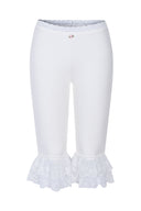 [ALCMY&ANG;TT] Dolly lace capri pants (White)
