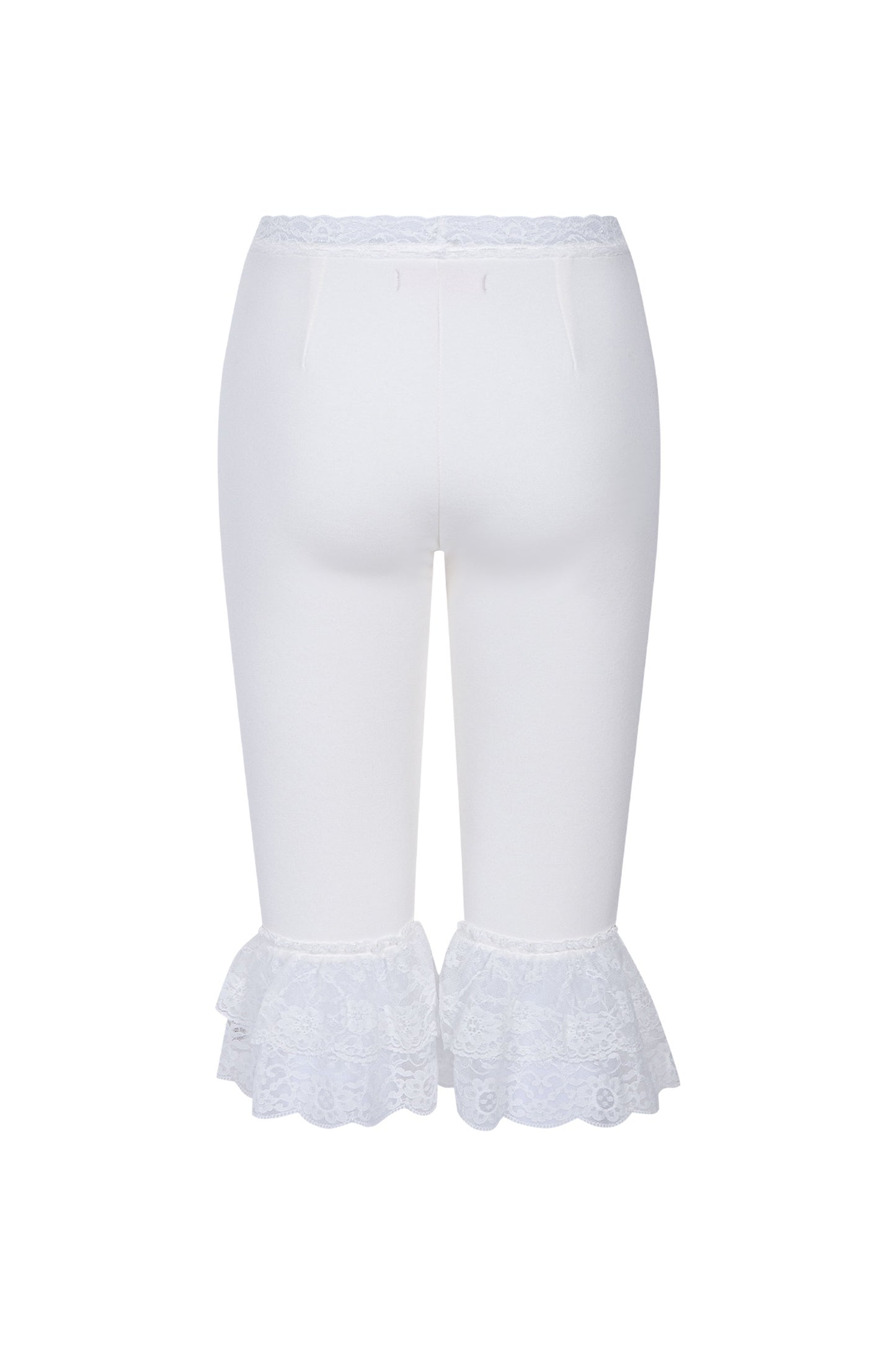 [ALCMY&ANG;TT] Dolly lace capri pants (White)