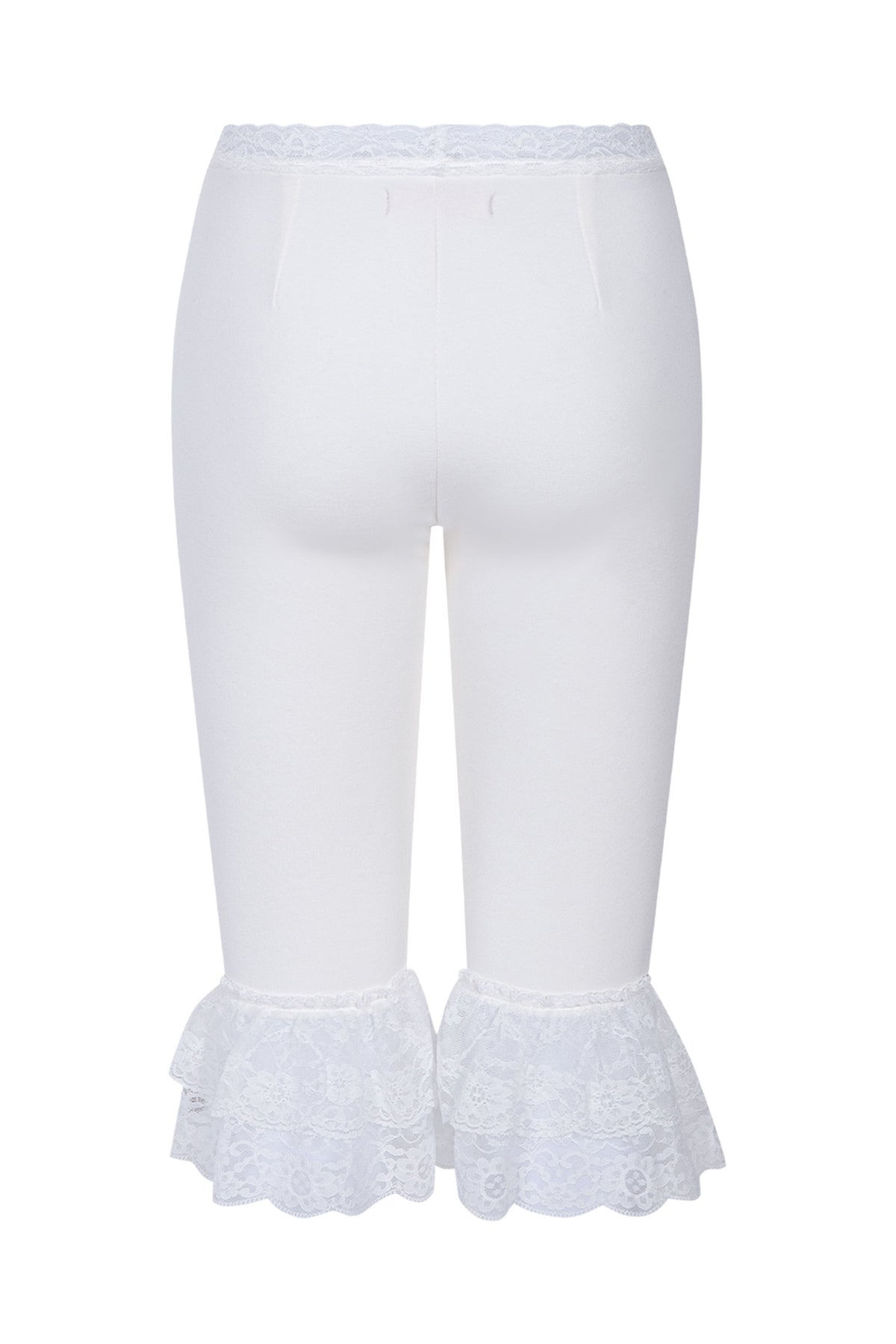 [ALCMY&ANG;TT] Dolly lace capri pants (White)
