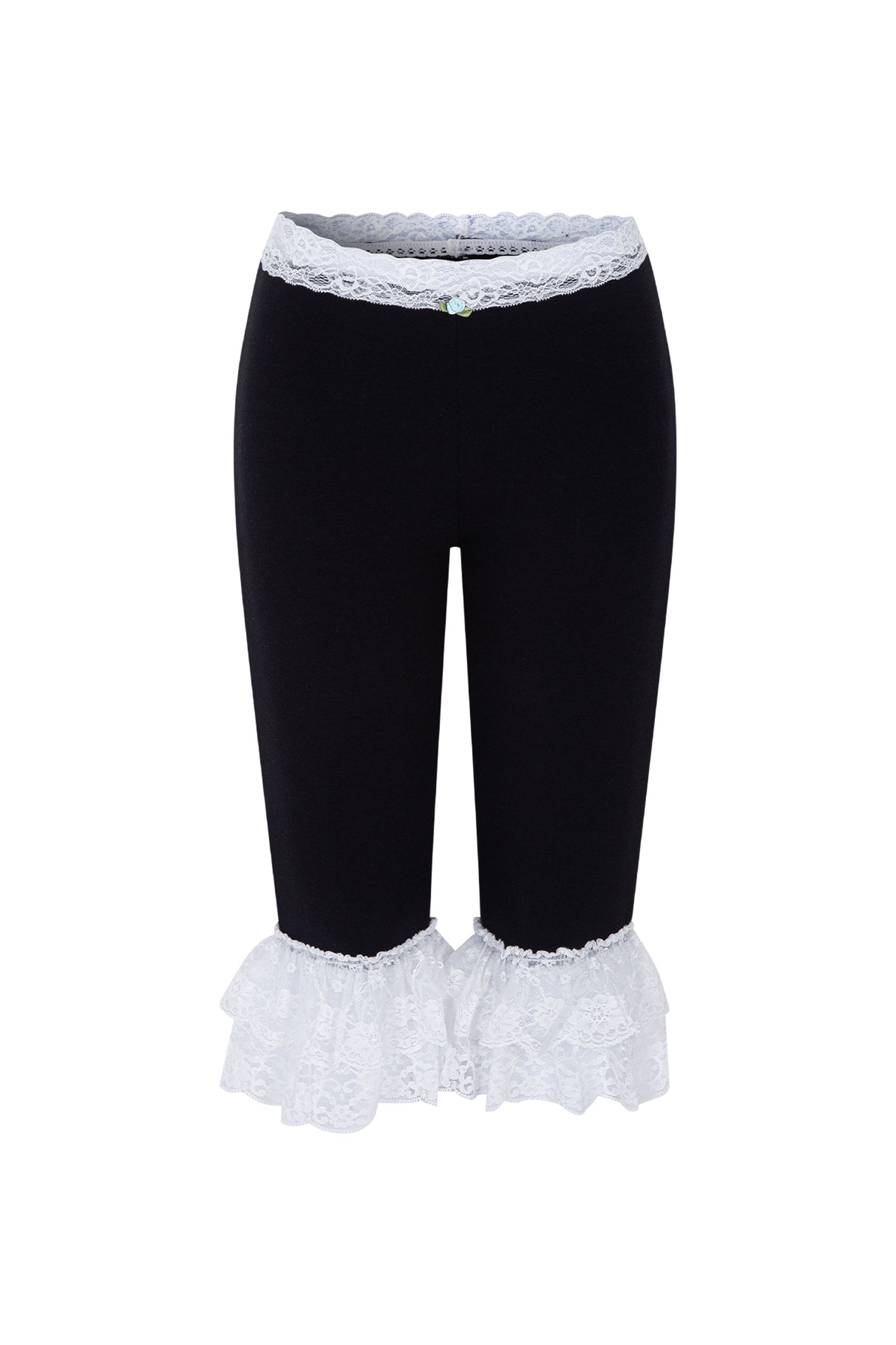 [ALCMY&ANG;TT] Dolly lace capri pants (Black)