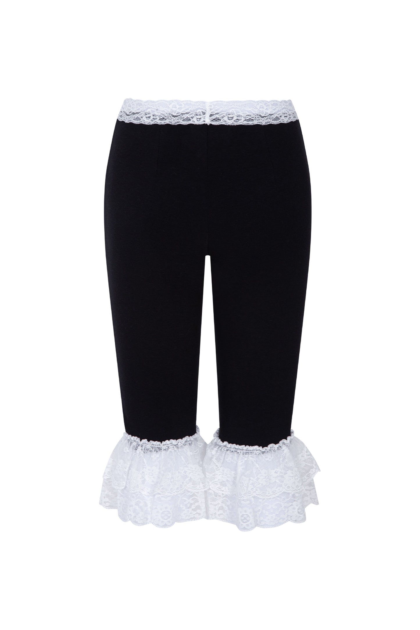 [ALCMY&ANG;TT] Dolly lace capri pants (Black)