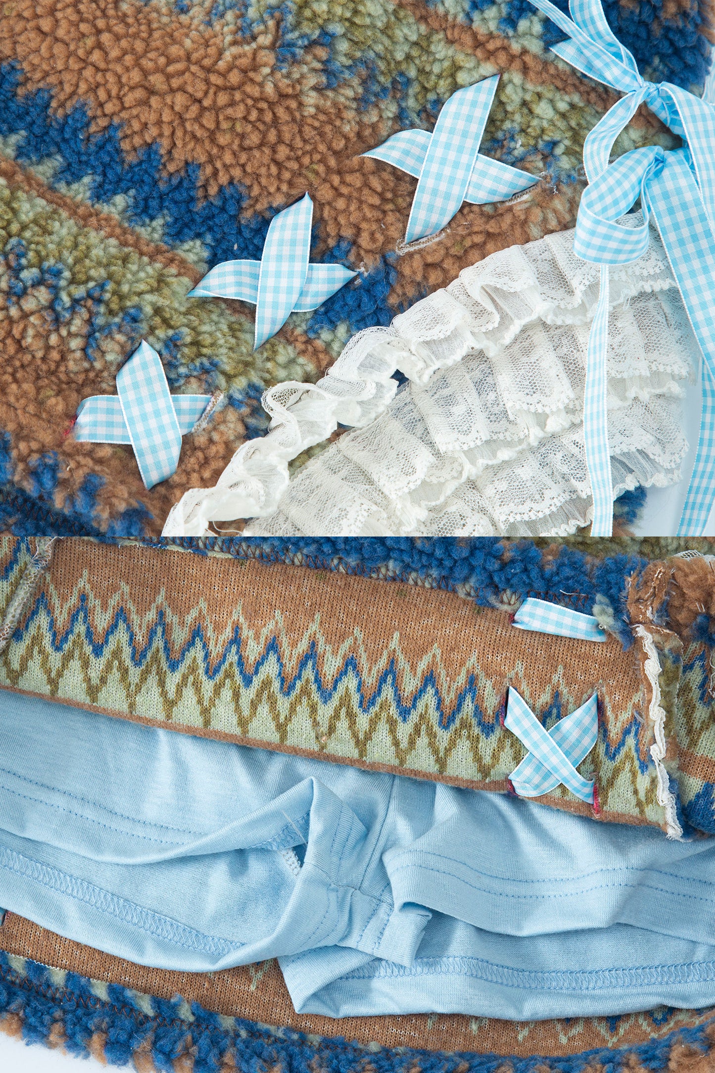 Ribbon & Lace Teddy Skort (Camel)