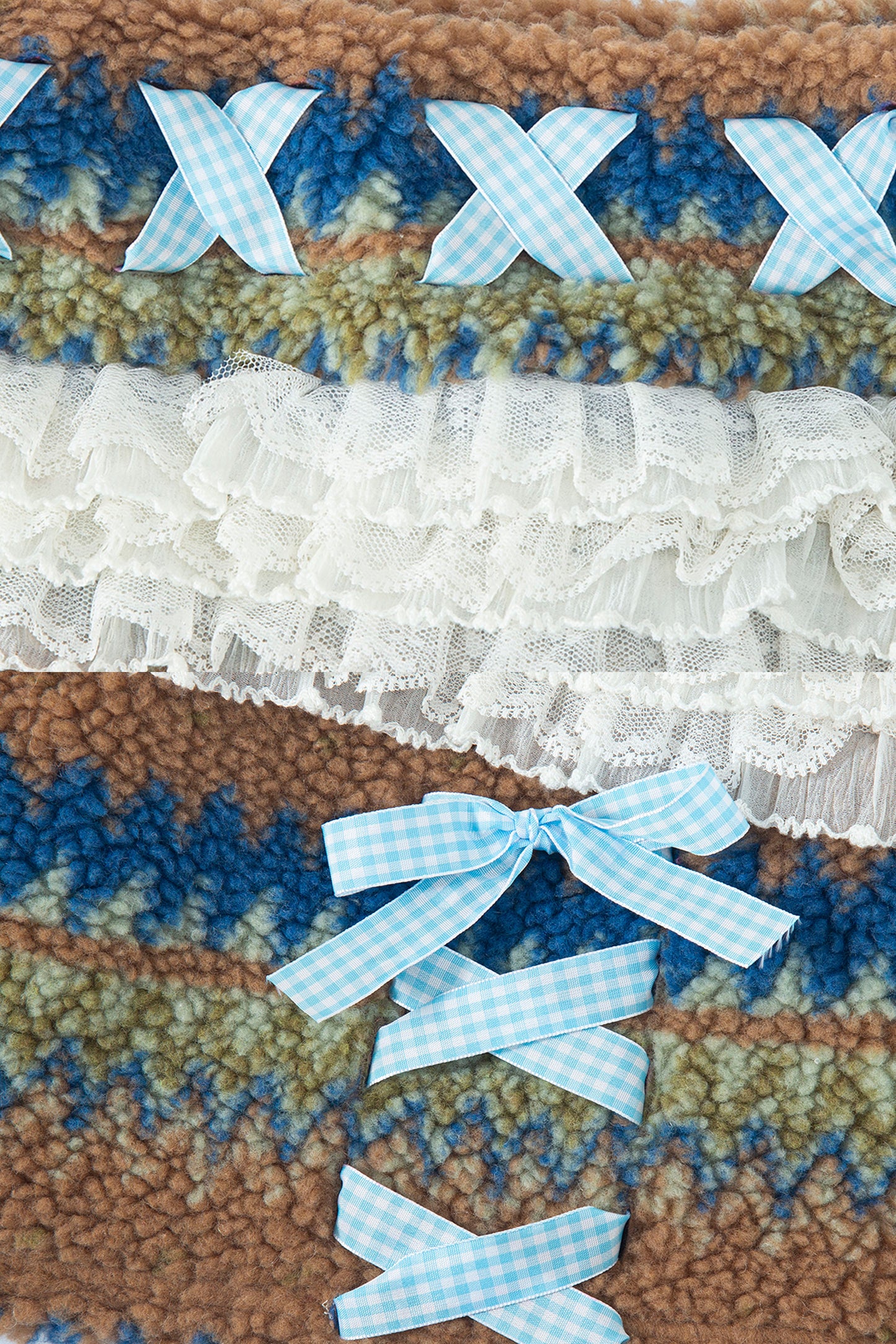 Ribbon & Lace Teddy Skort (Camel)