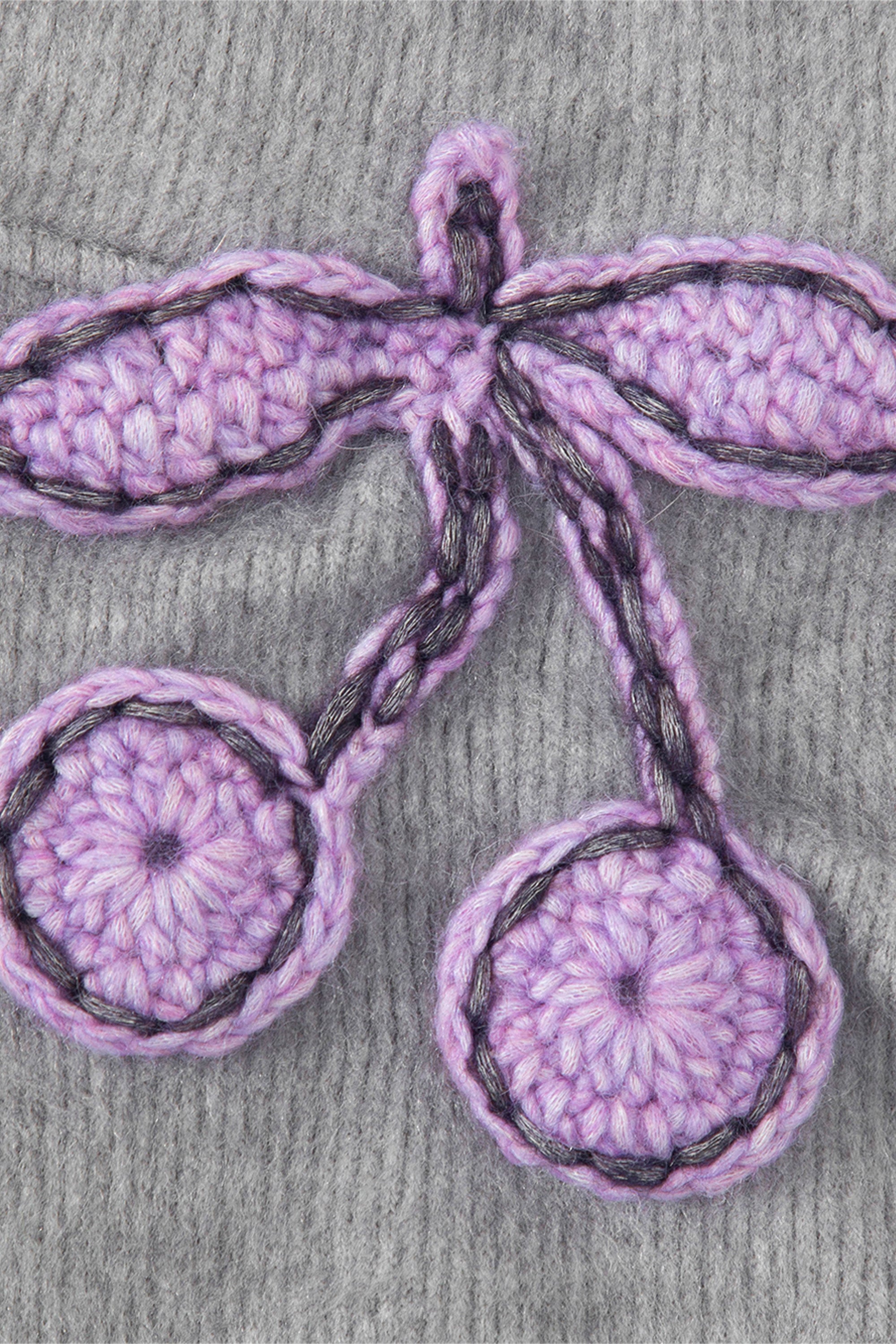 Crochet Cherry Shorts (Grey) – Alcmy