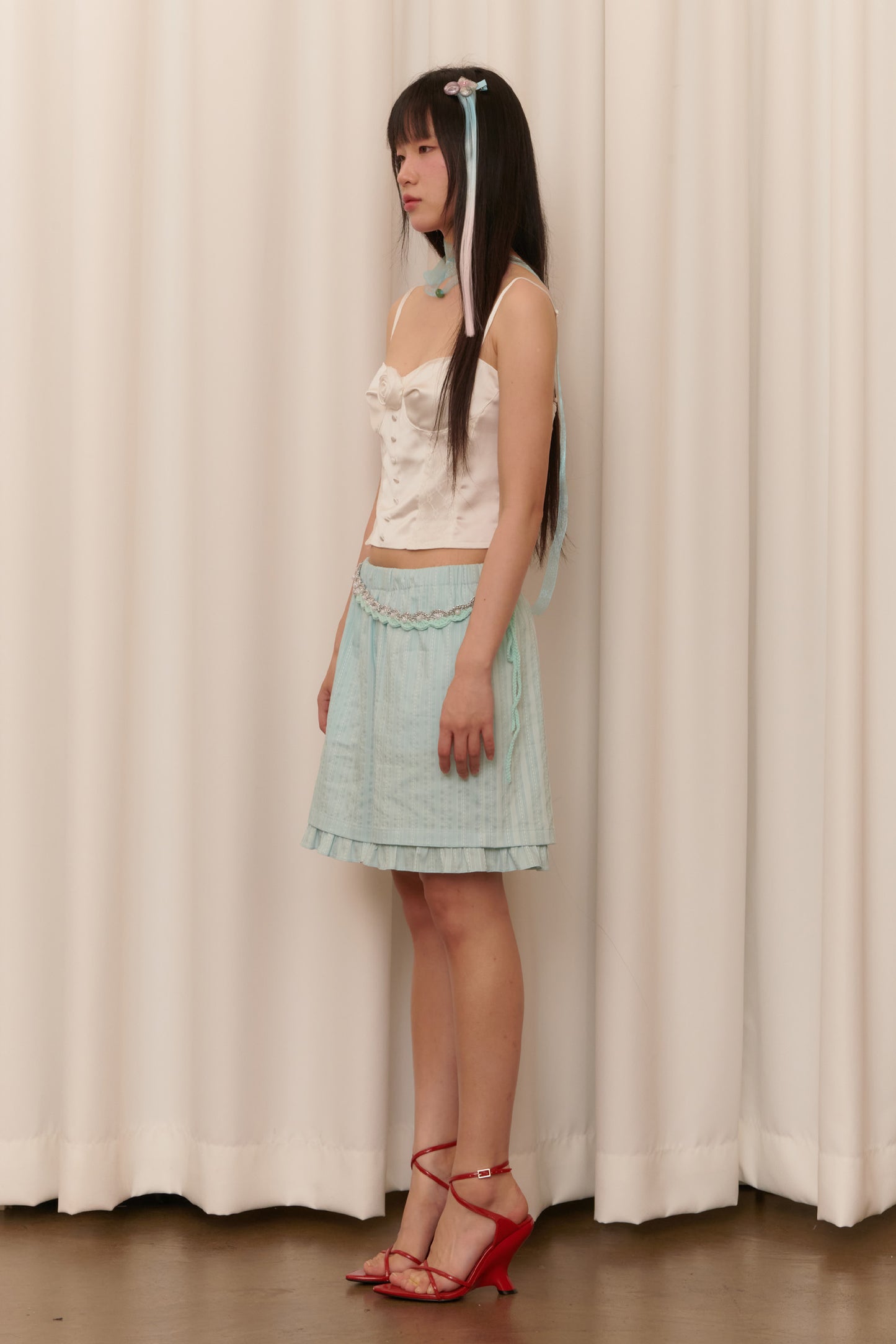 Baby Doll Bermuda Shorts (Mint)