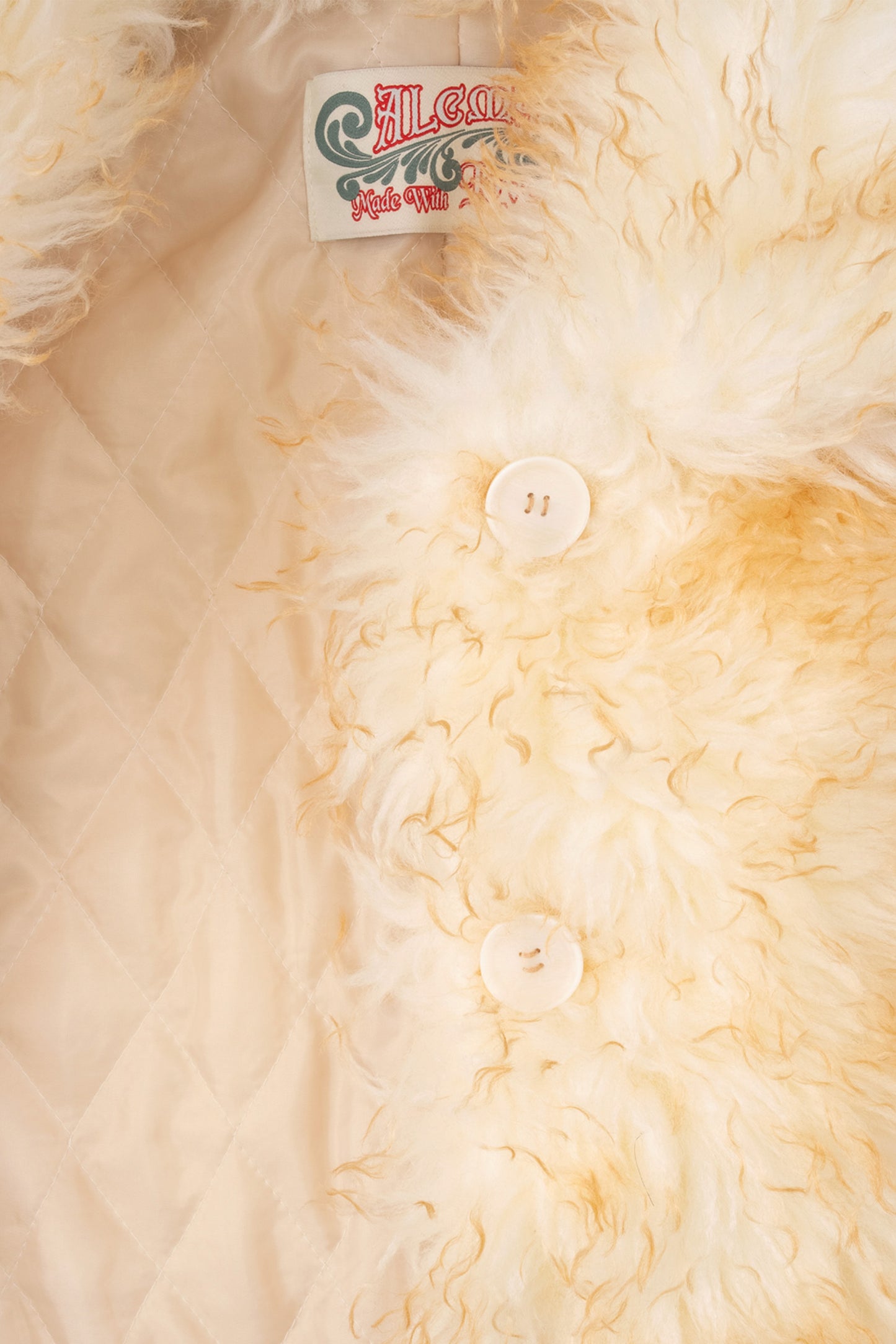 Fluffy Furry Fur Jacket (Cream)