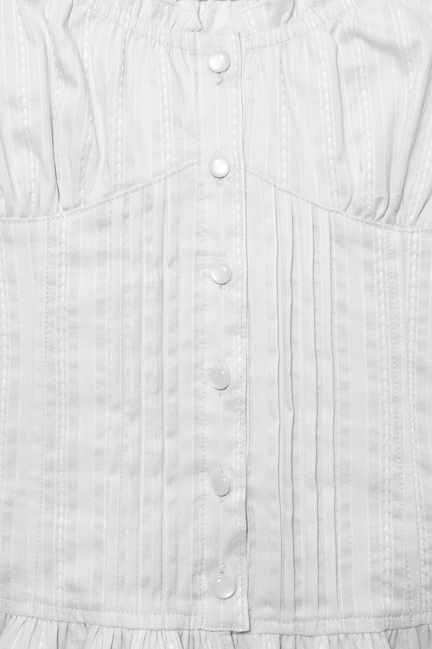 Baby Doll Corset Blouse (White)