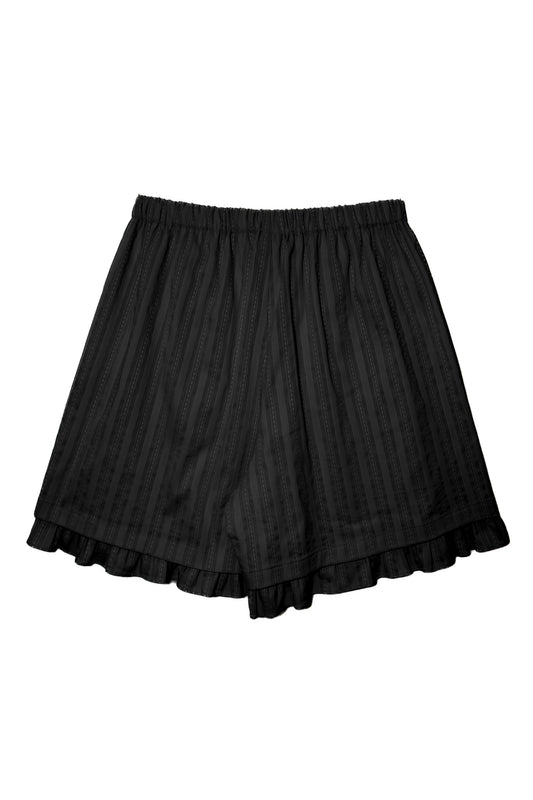 Baby Doll Bermuda Shorts (Black)