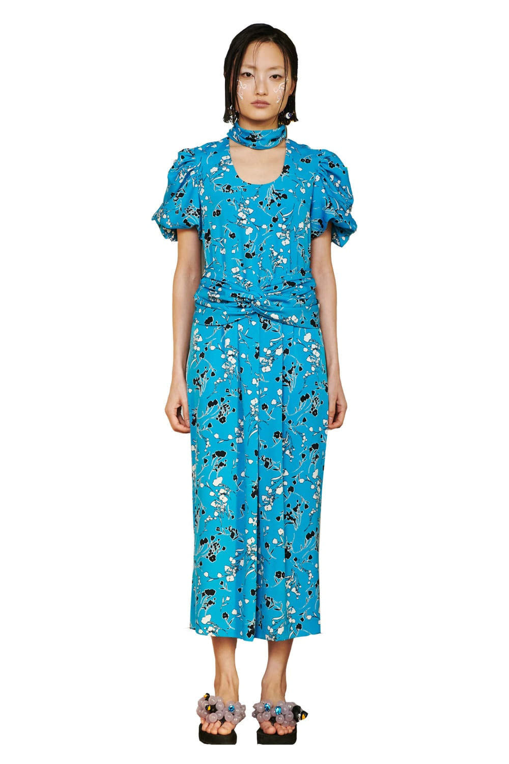 Fondest flower dress blue
