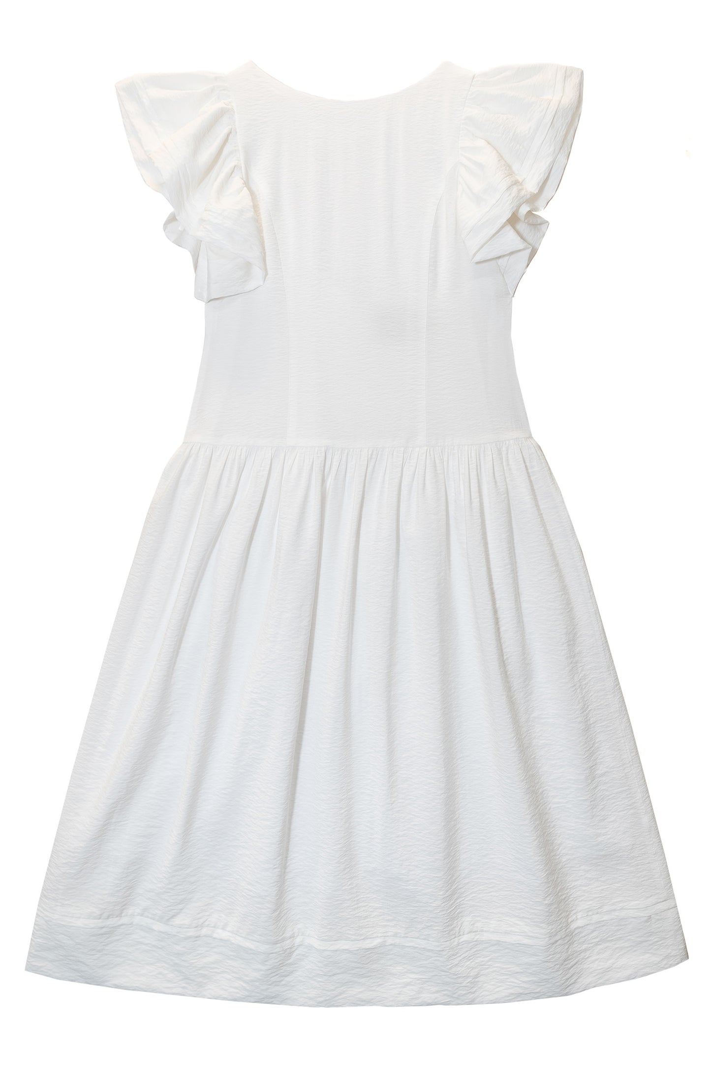 Flirting Picnic Dress (White)