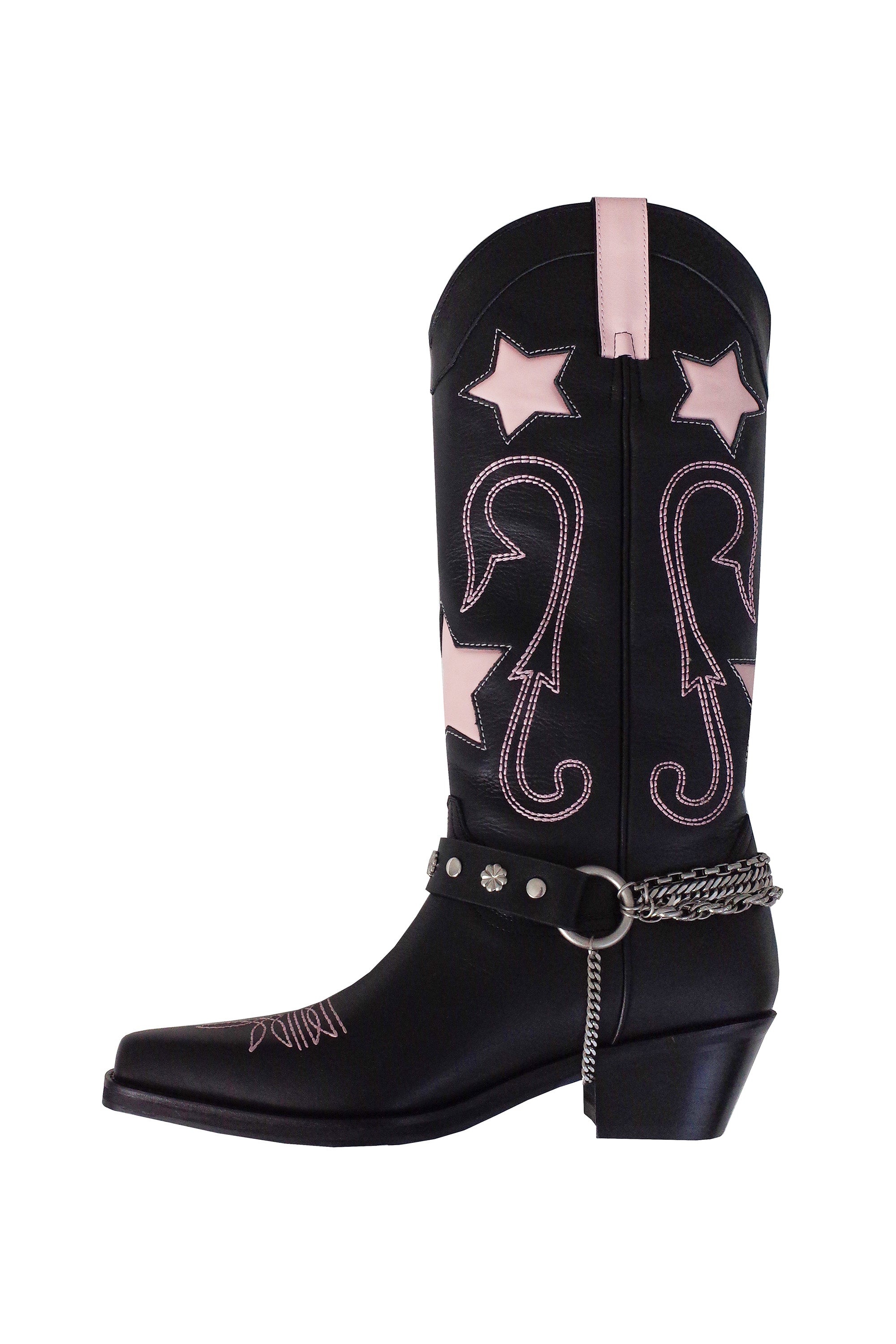 [1차-12월초 출고]Star western boots black