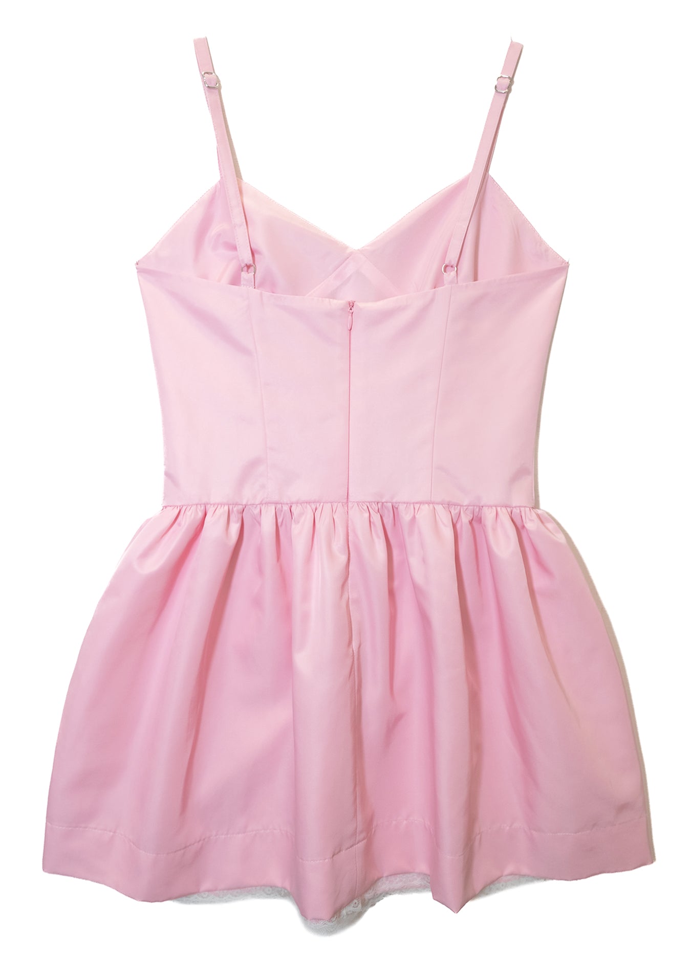 Silky Sweet Bustier Dress (Pink)