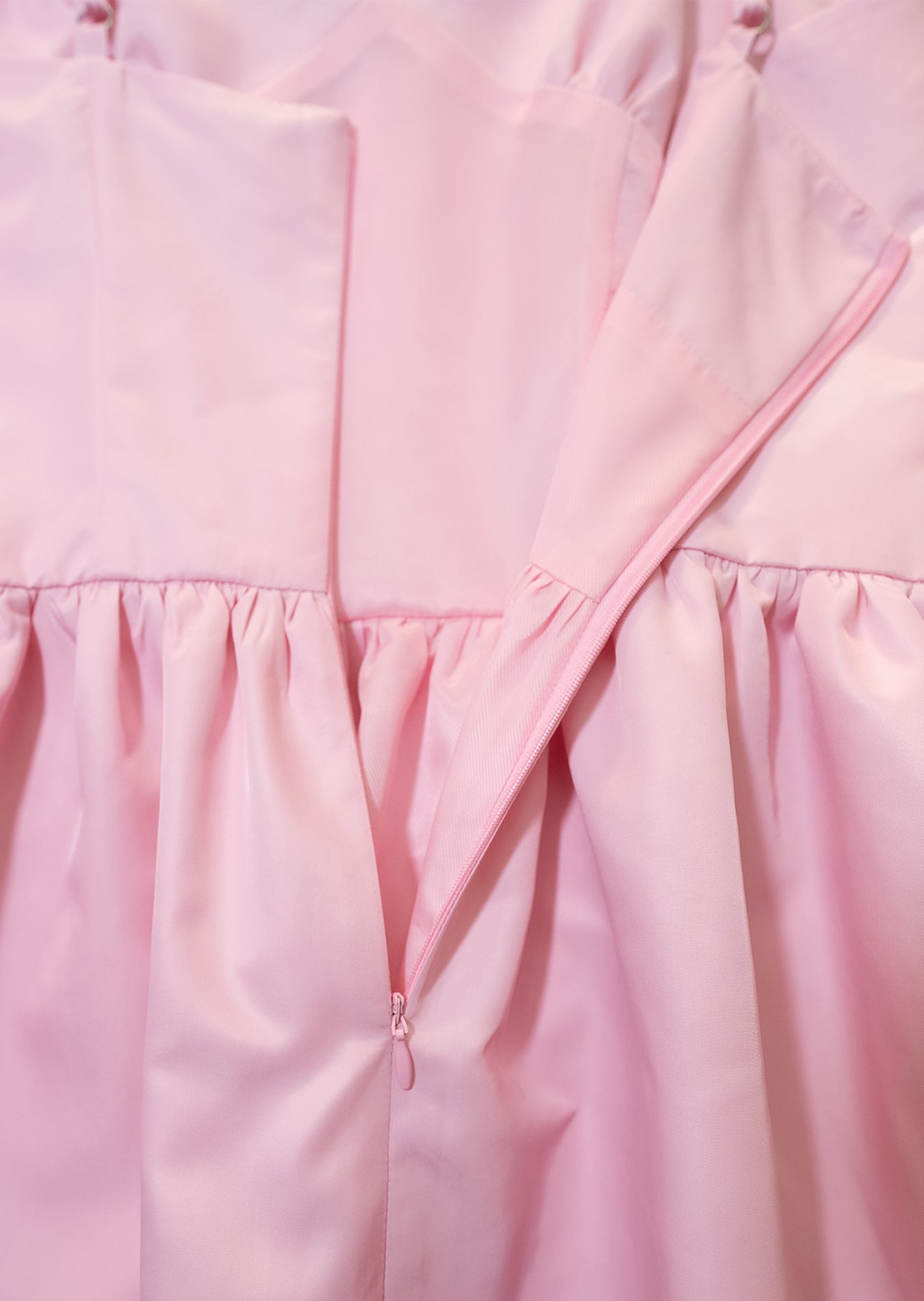 Silky Sweet Bustier Dress (Pink)