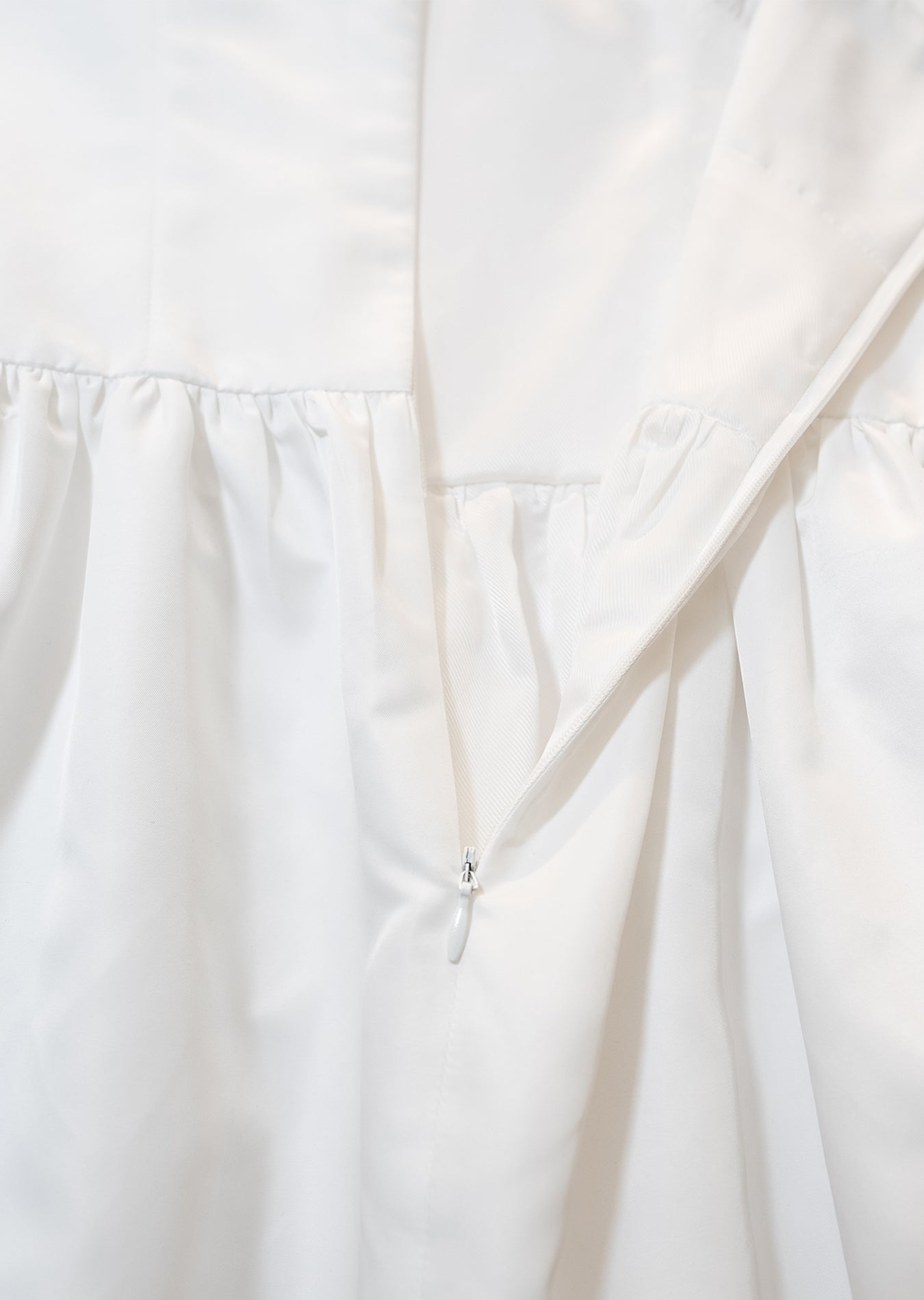 Silky Sweet Bustier Dress (White)