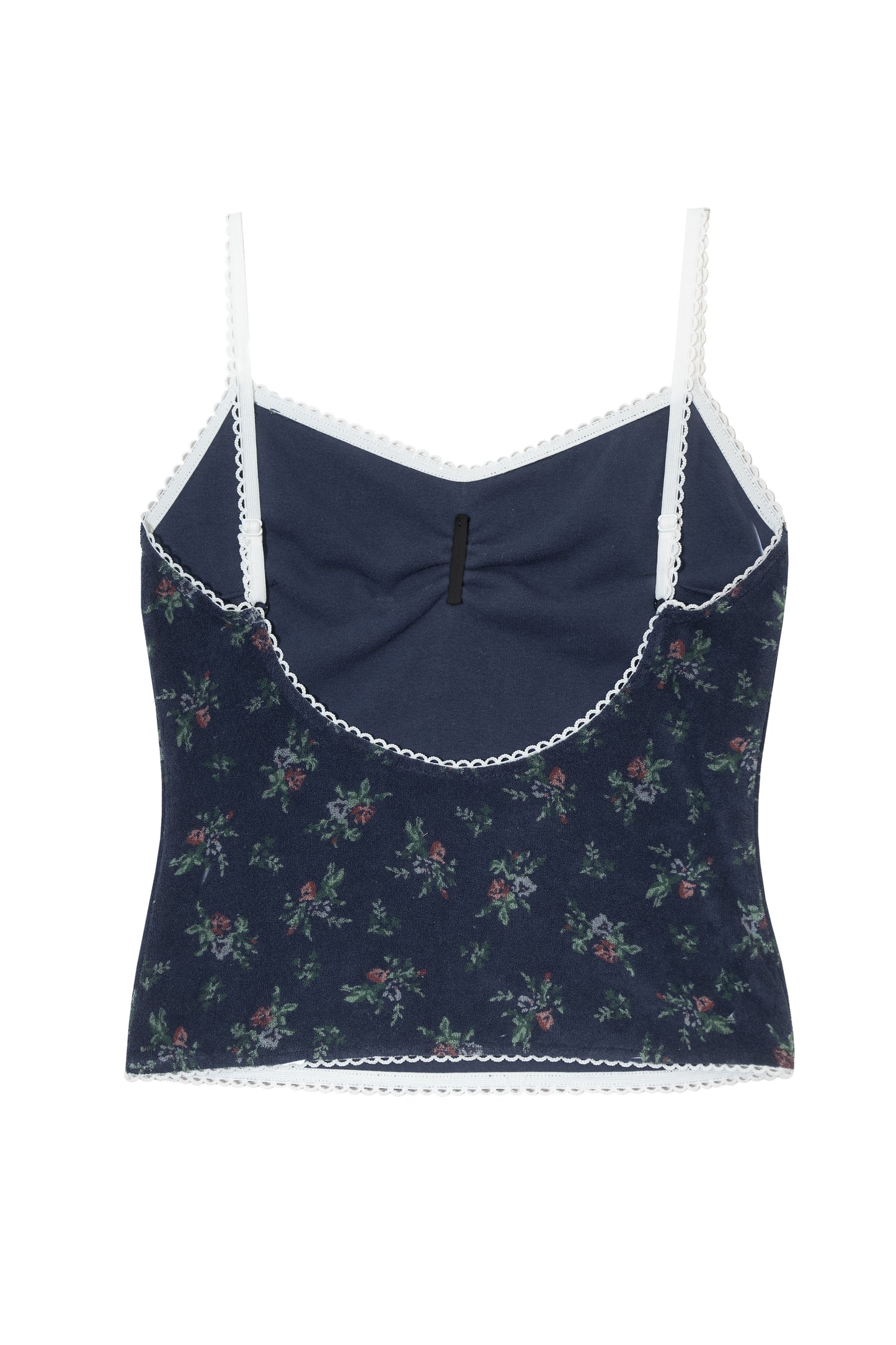 Vintage Flower Terry Slip (Navy)