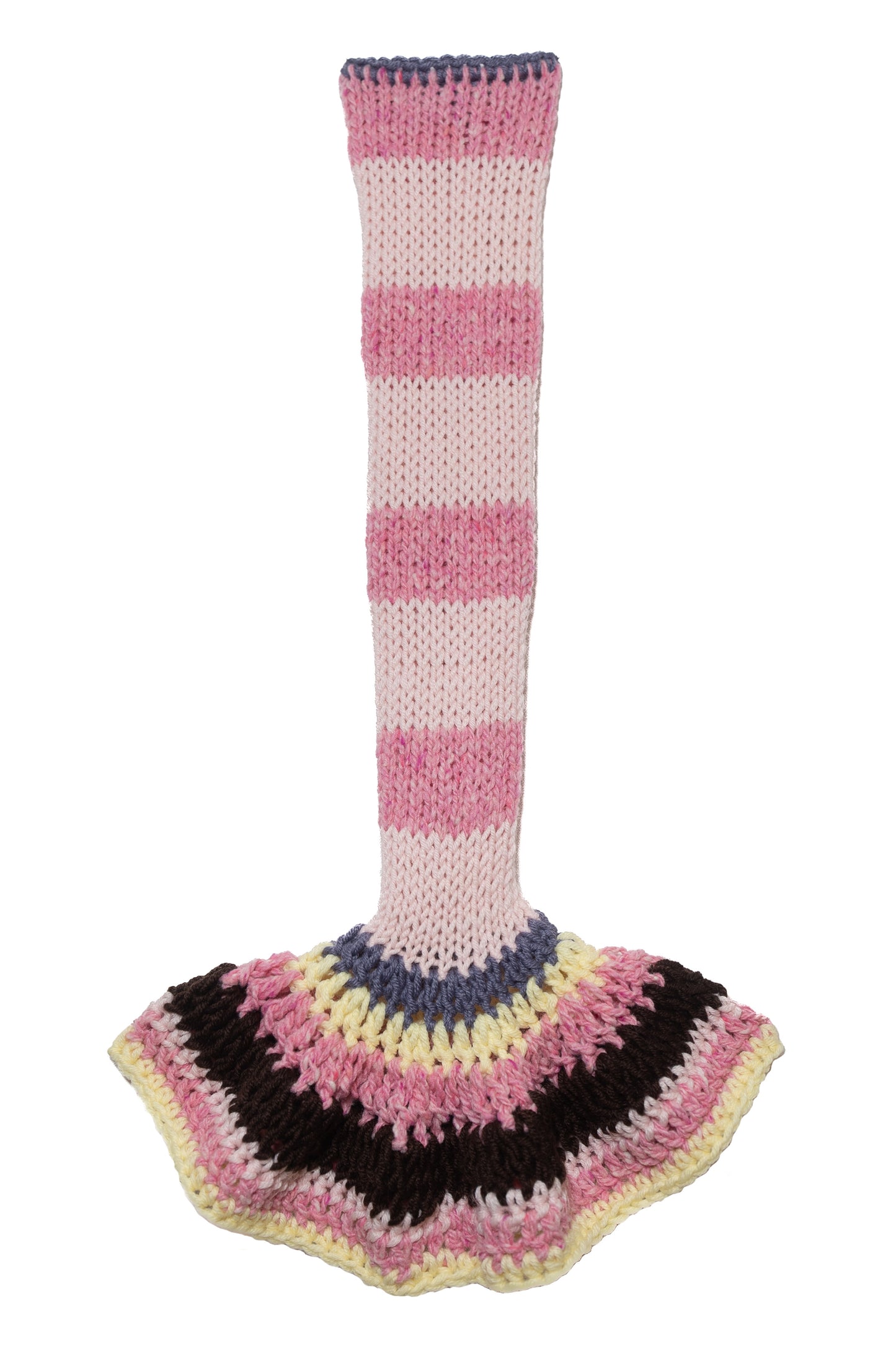 Tweed Wool Arm Warmer (Pink)