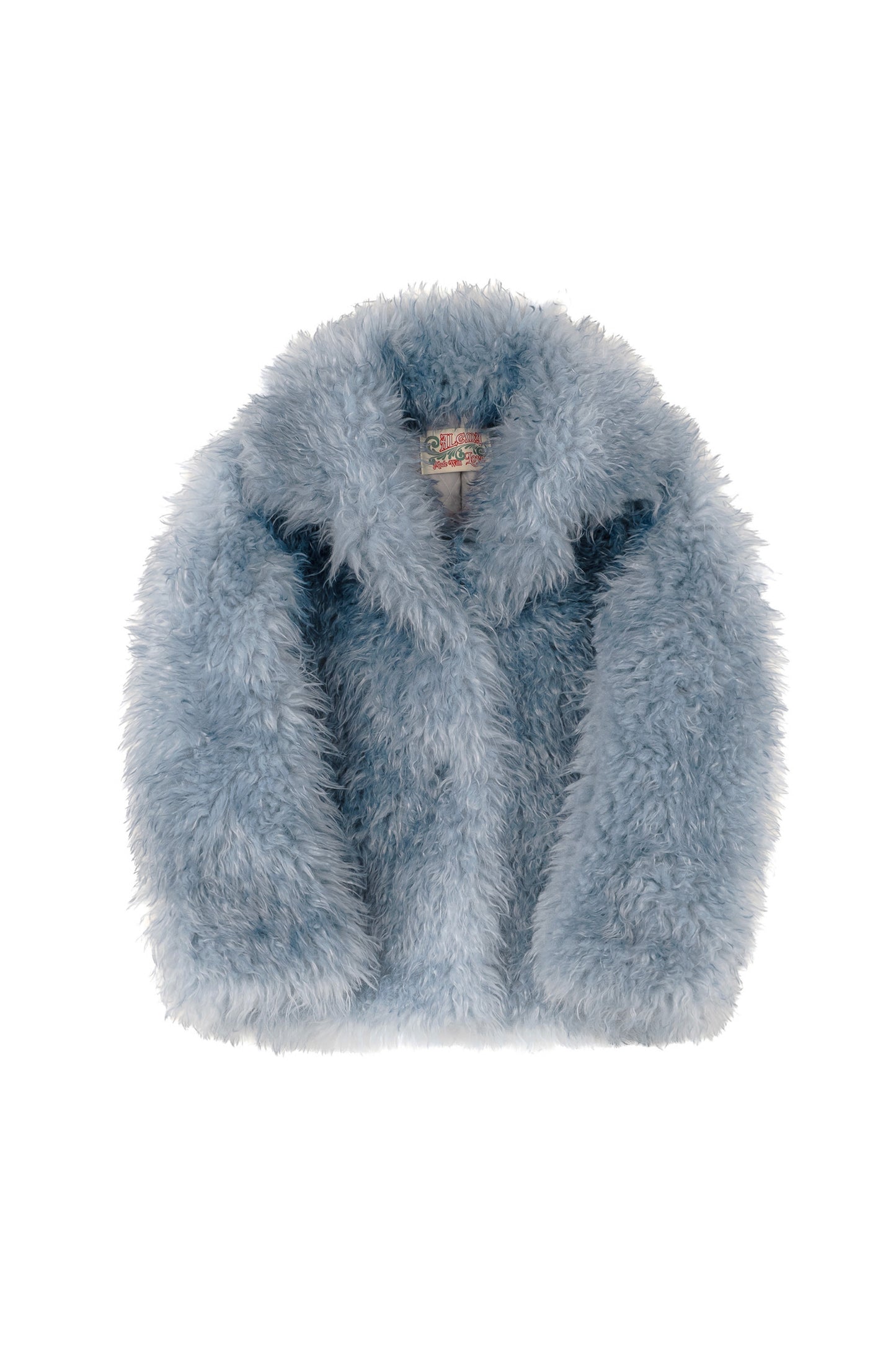 Fluffy Furry Fur Jacket (Blue)