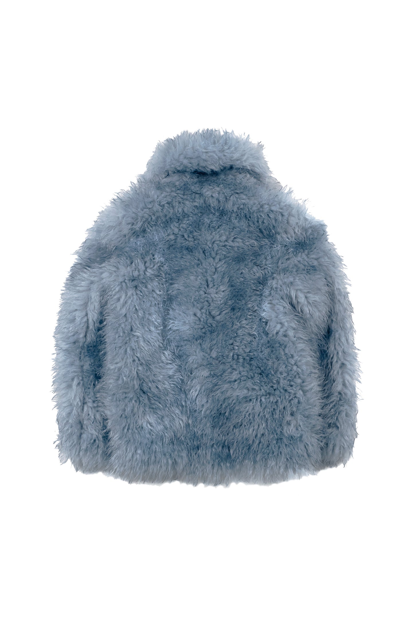 Fluffy Furry Fur Jacket (Blue)