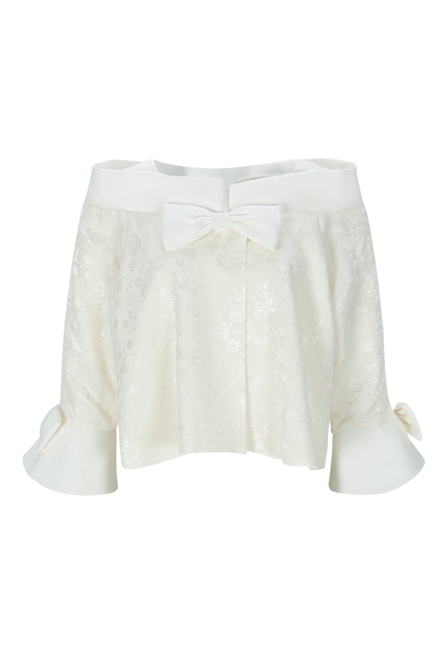 Classic Ribbon Summer Jacket (White)
