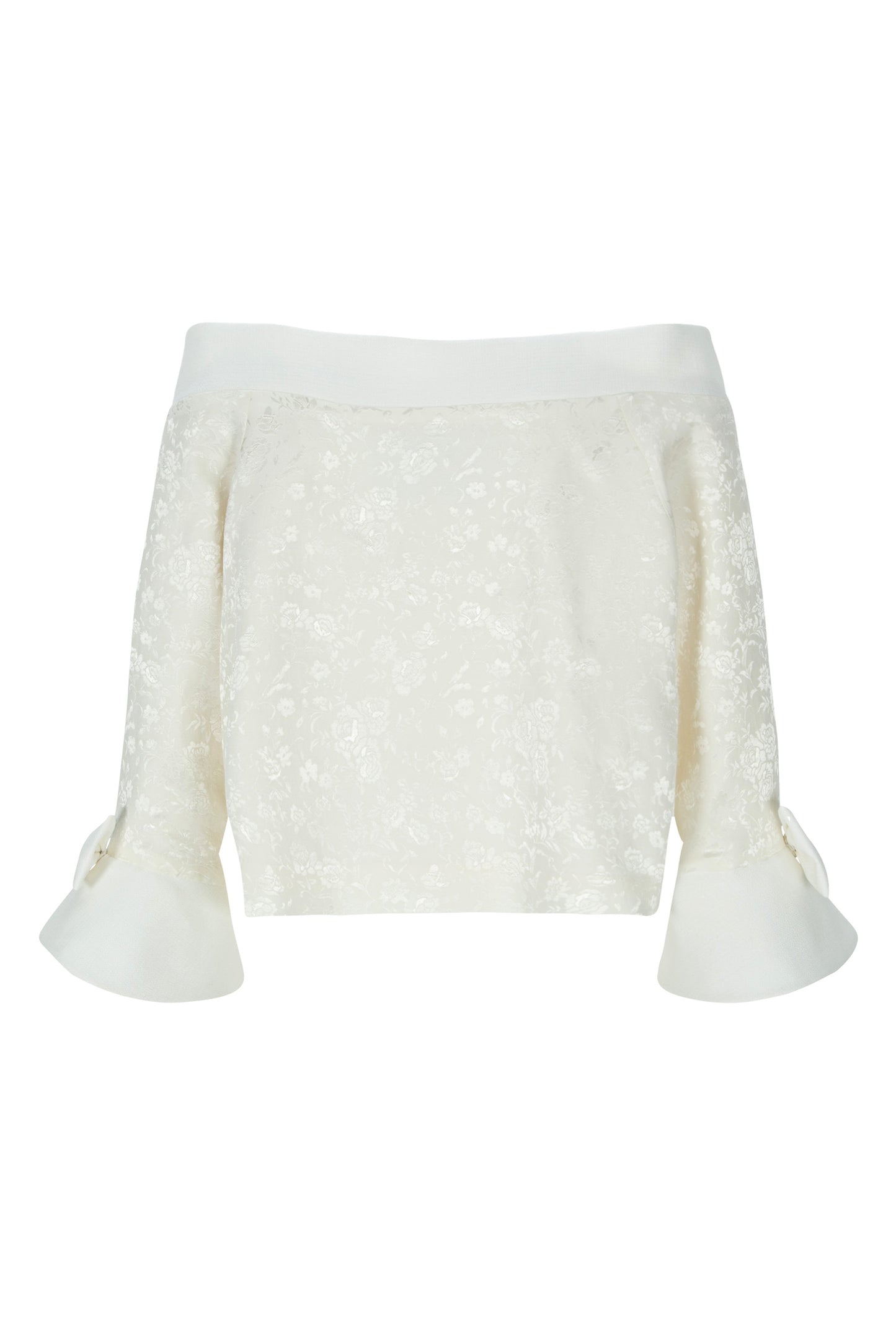 Classic Ribbon Summer Jacket (White)