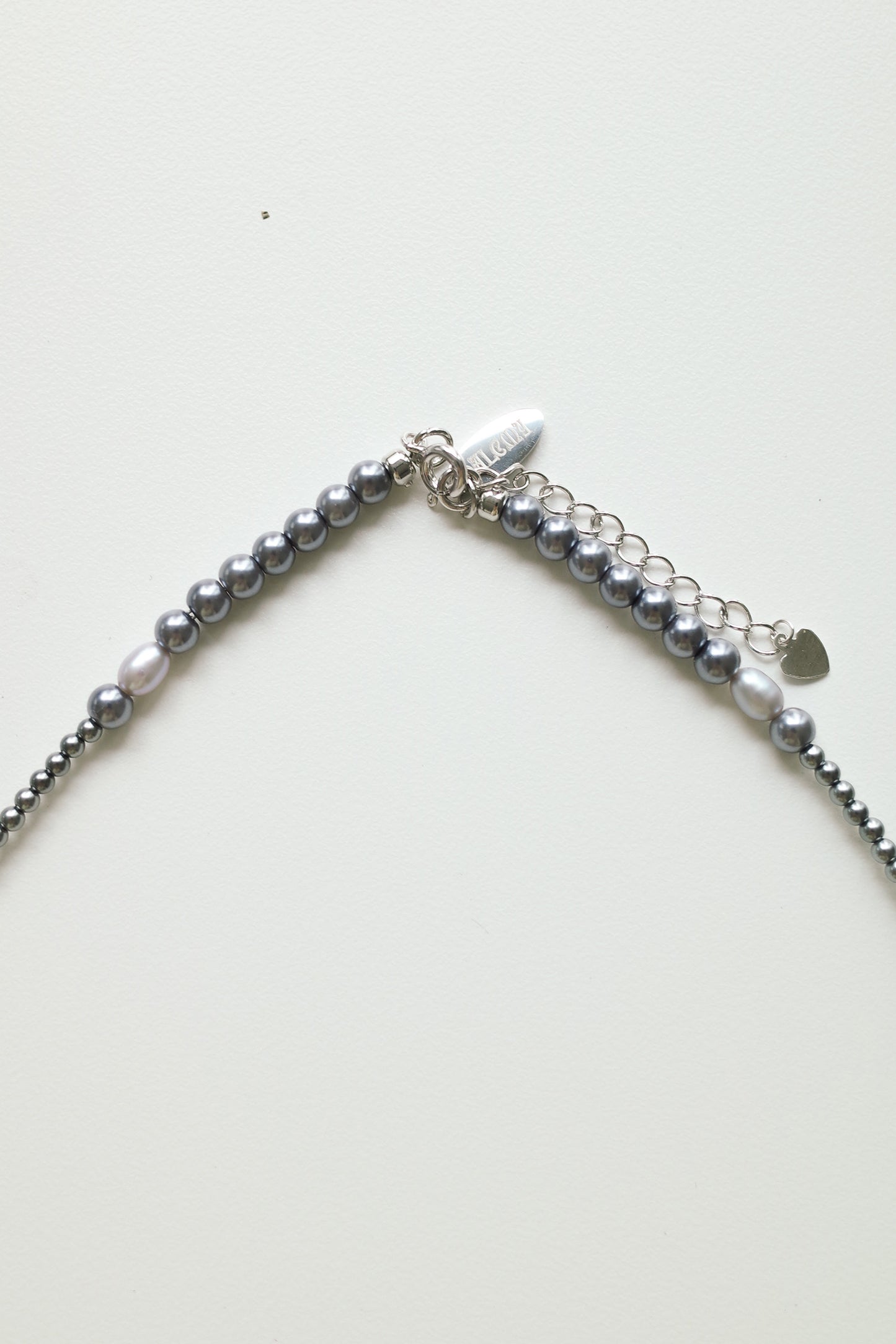 Flower Jagae & Pearl Necklace