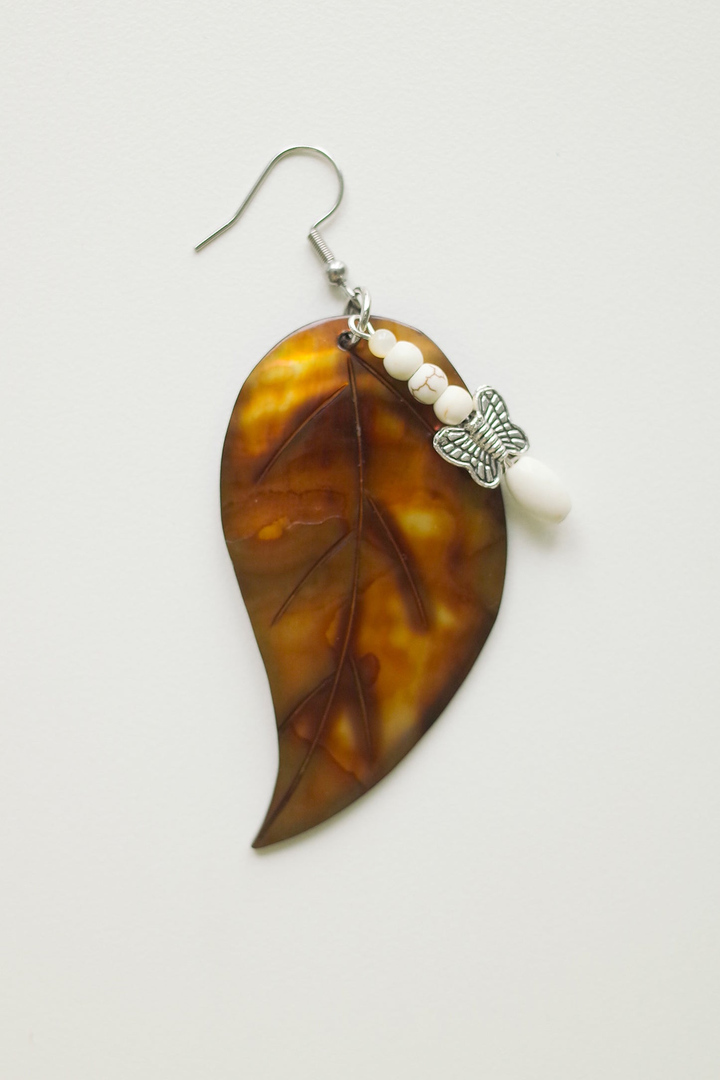 Jagae Leaf Earing (1piece)