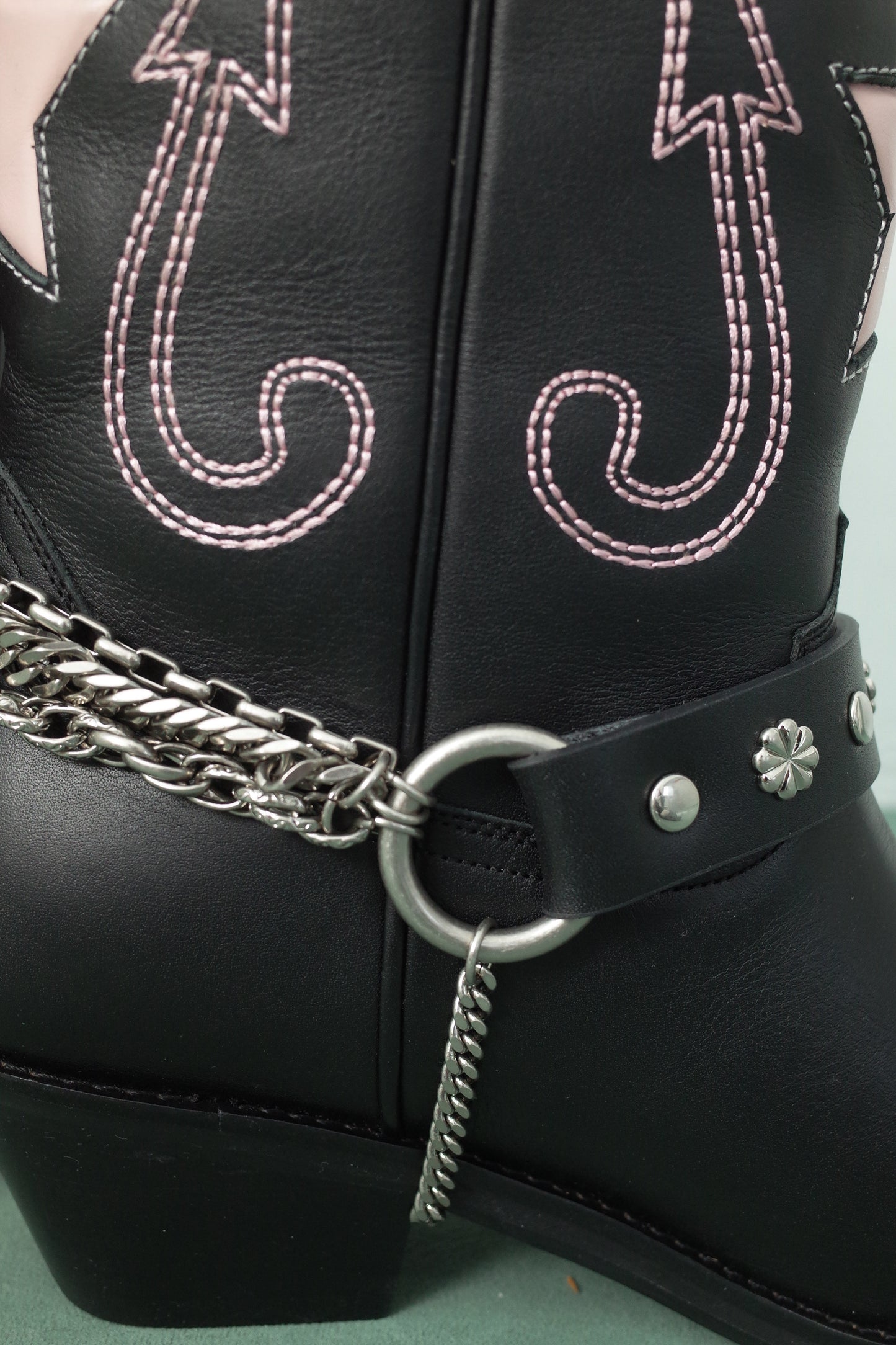 Star Western Boots (Black)