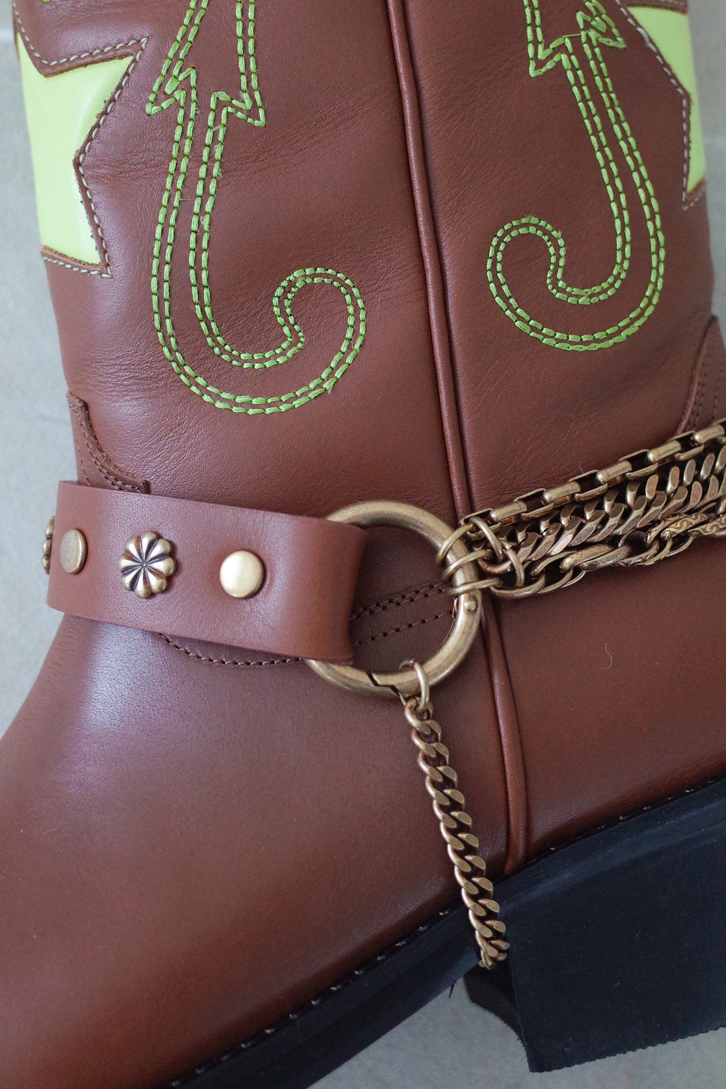 Star Western Boots (Brown)