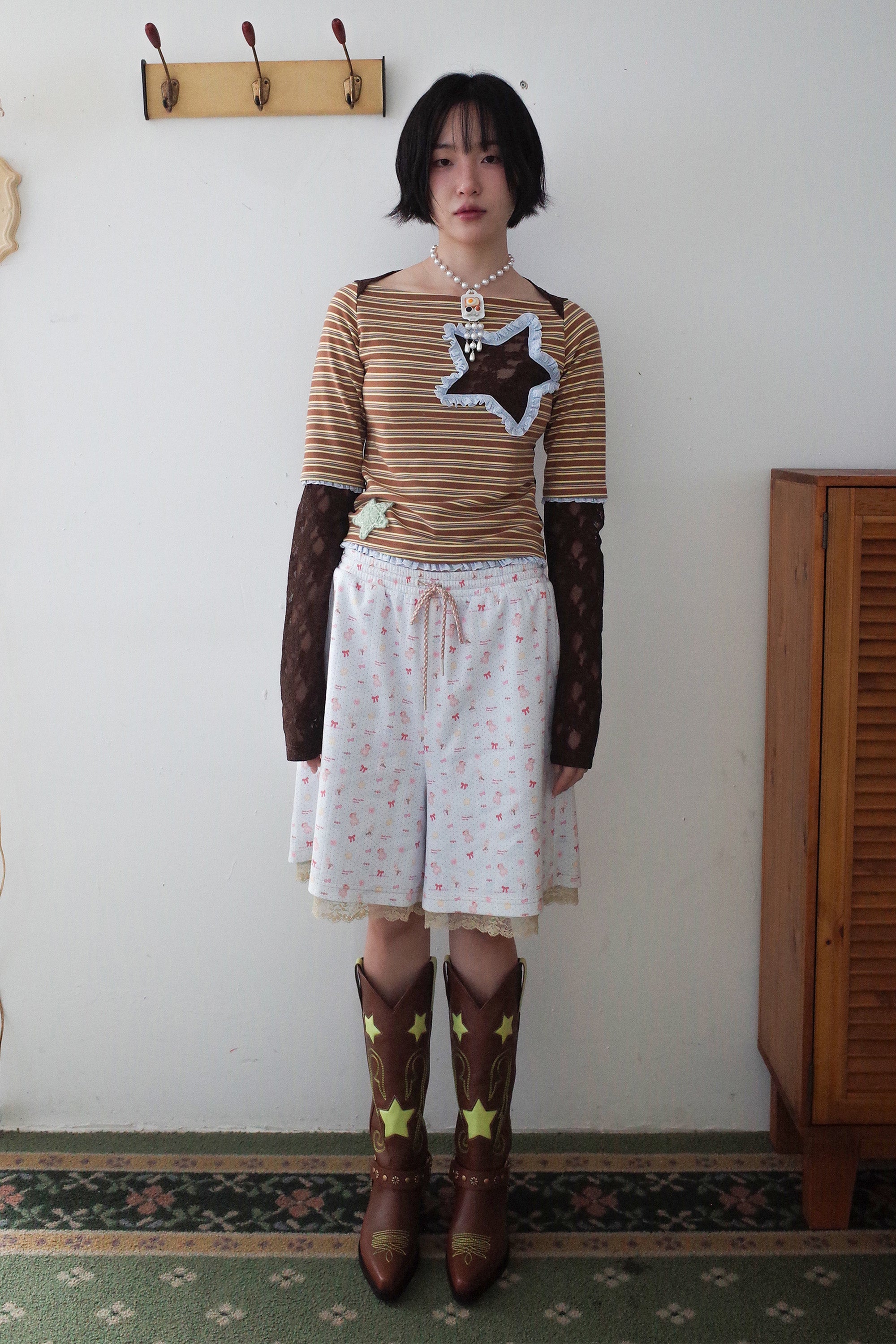 [1차-12월초 출고]Star western boots brown