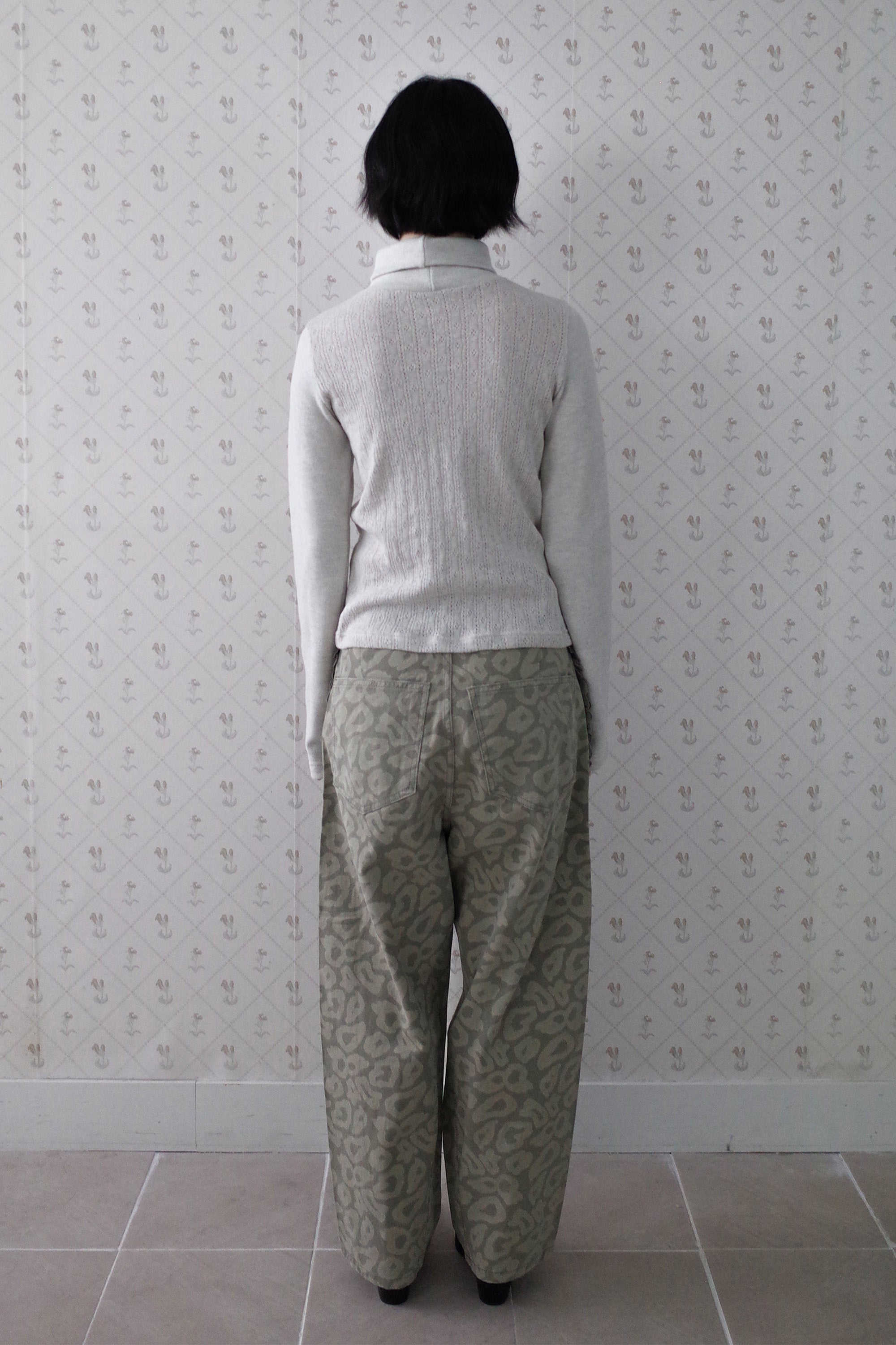 [12월초 출고]Soft wool turtle neck top oeatmeal